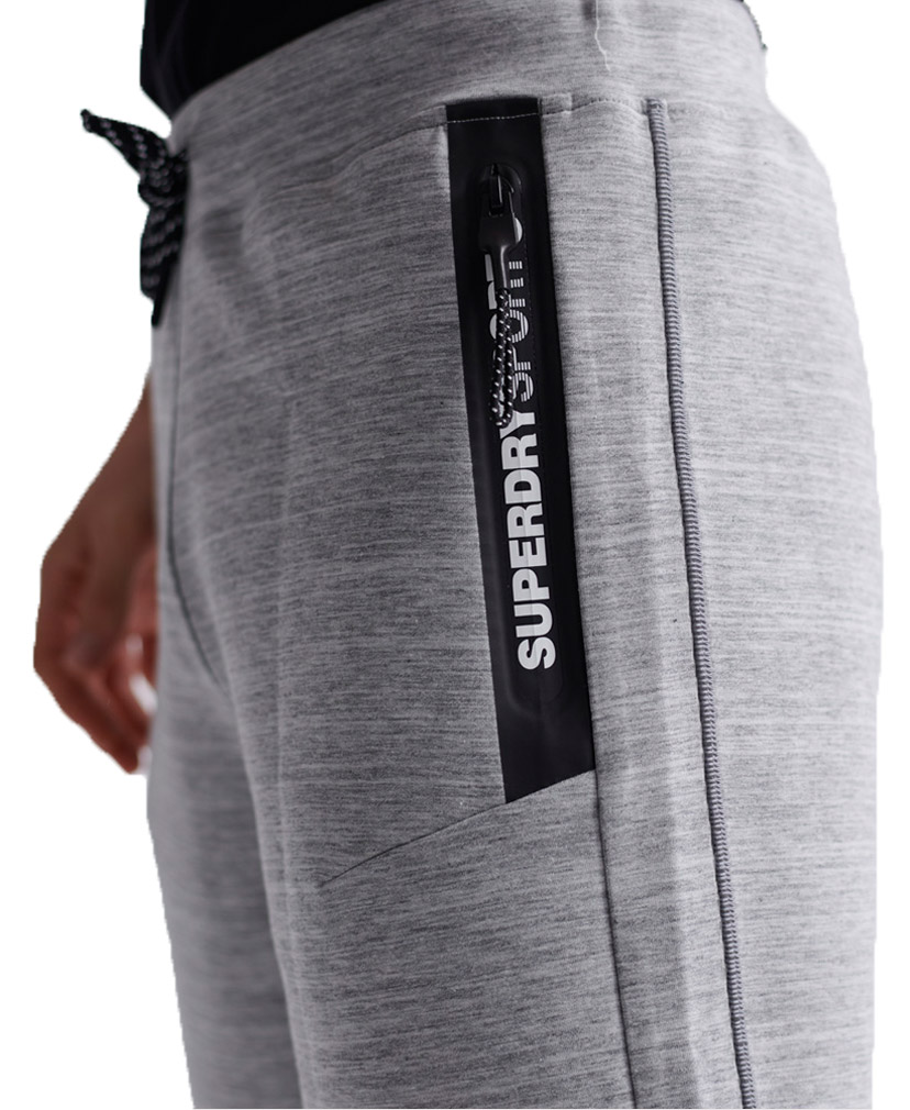 Superdry Herren Gymtech Shorts Sportshorts MS300022A Grau