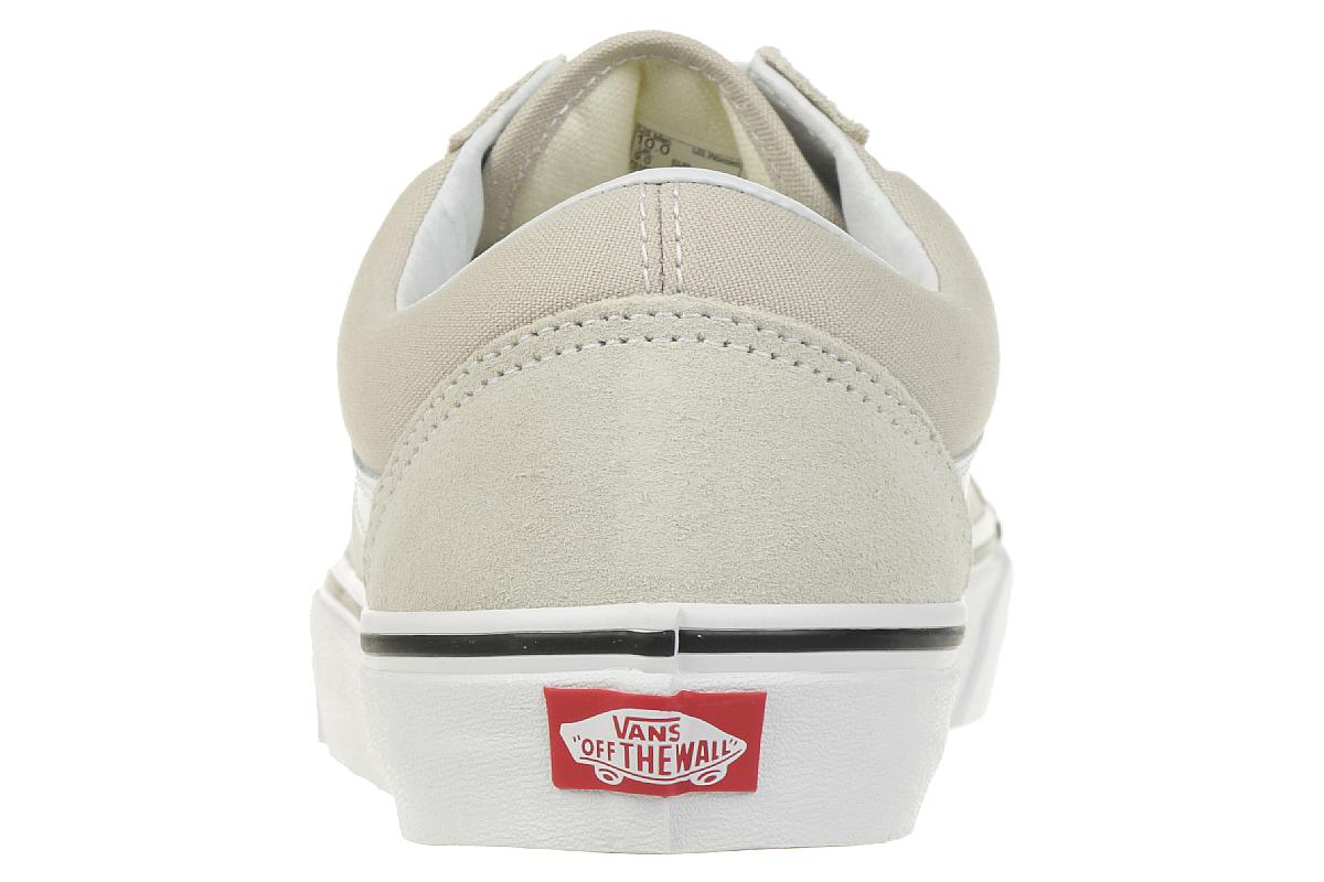 VANS Old Skool Sneaker Skate Schuhe silber beige Canvas