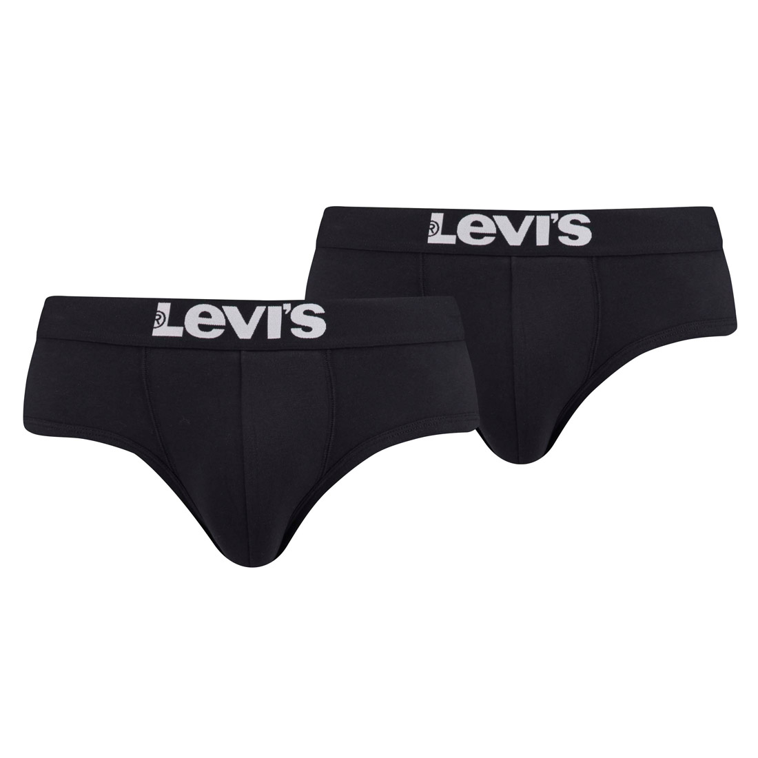 2er Pack Levis Men Solid Basic Brief Shorts Slip Herren Unterhose Pant Unterwäsche