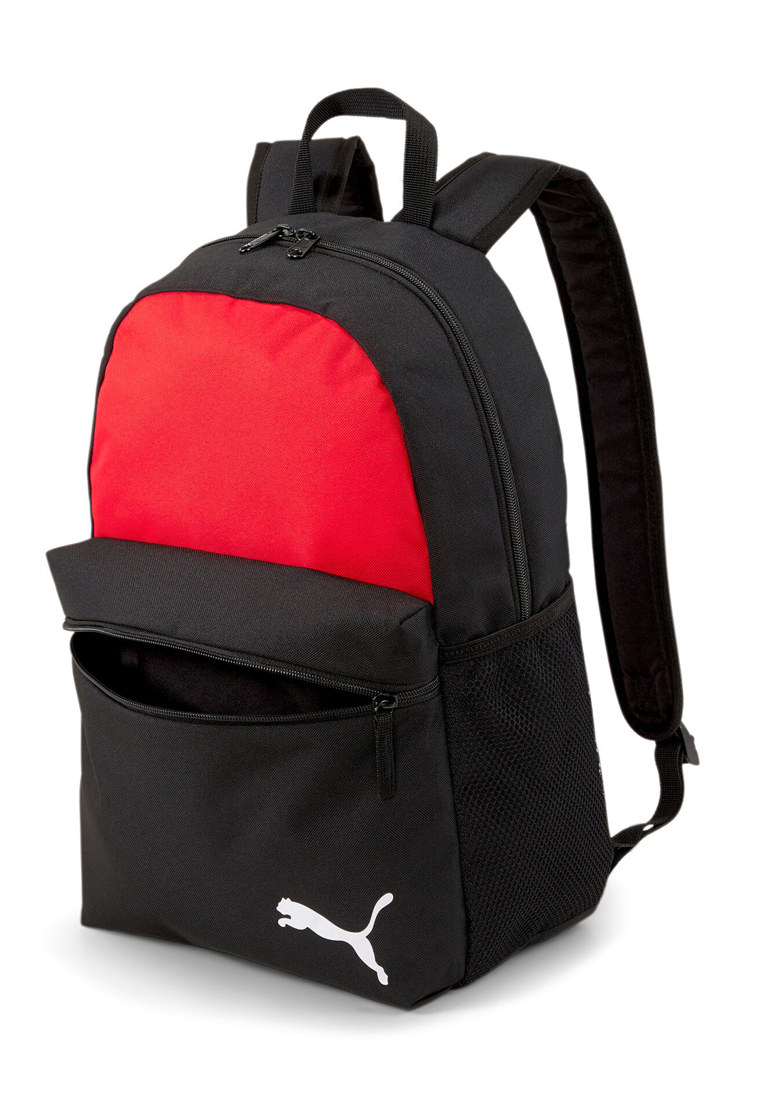 PUMA teamGOAL 23 Backpack Core Rucksack Sport Freizeit Reise Schule 076855 Schwarz/Rot

