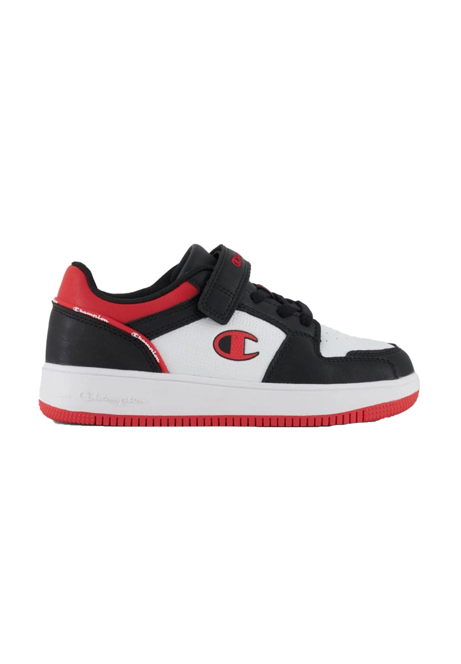 Champion REBOUND 2.0LOW Kinder Sneaker Unisex S32414-CHA-KK003 weiss/schwarz/rot 