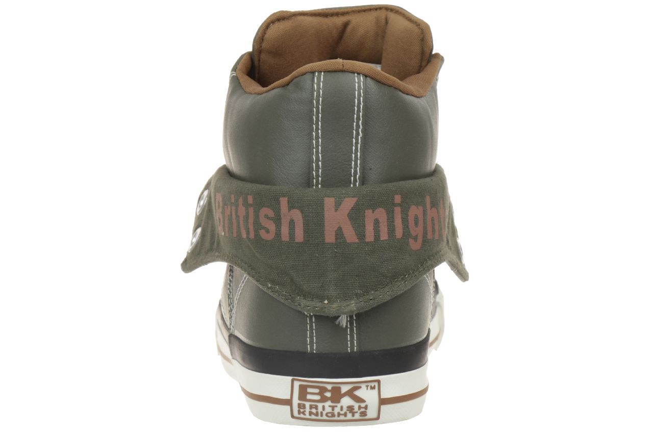 British Knights ROCO BK Herren Sneaker B34-3736-04 NEU grün olive cognac