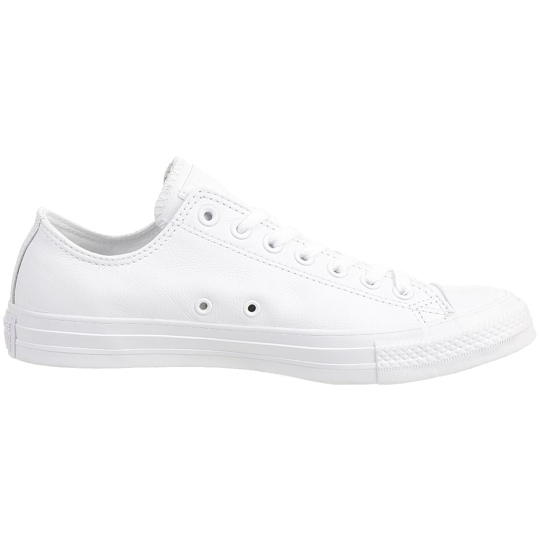 Converse C Taylor All Star OX Chuck Sneaker Leder mono weiß 136823C