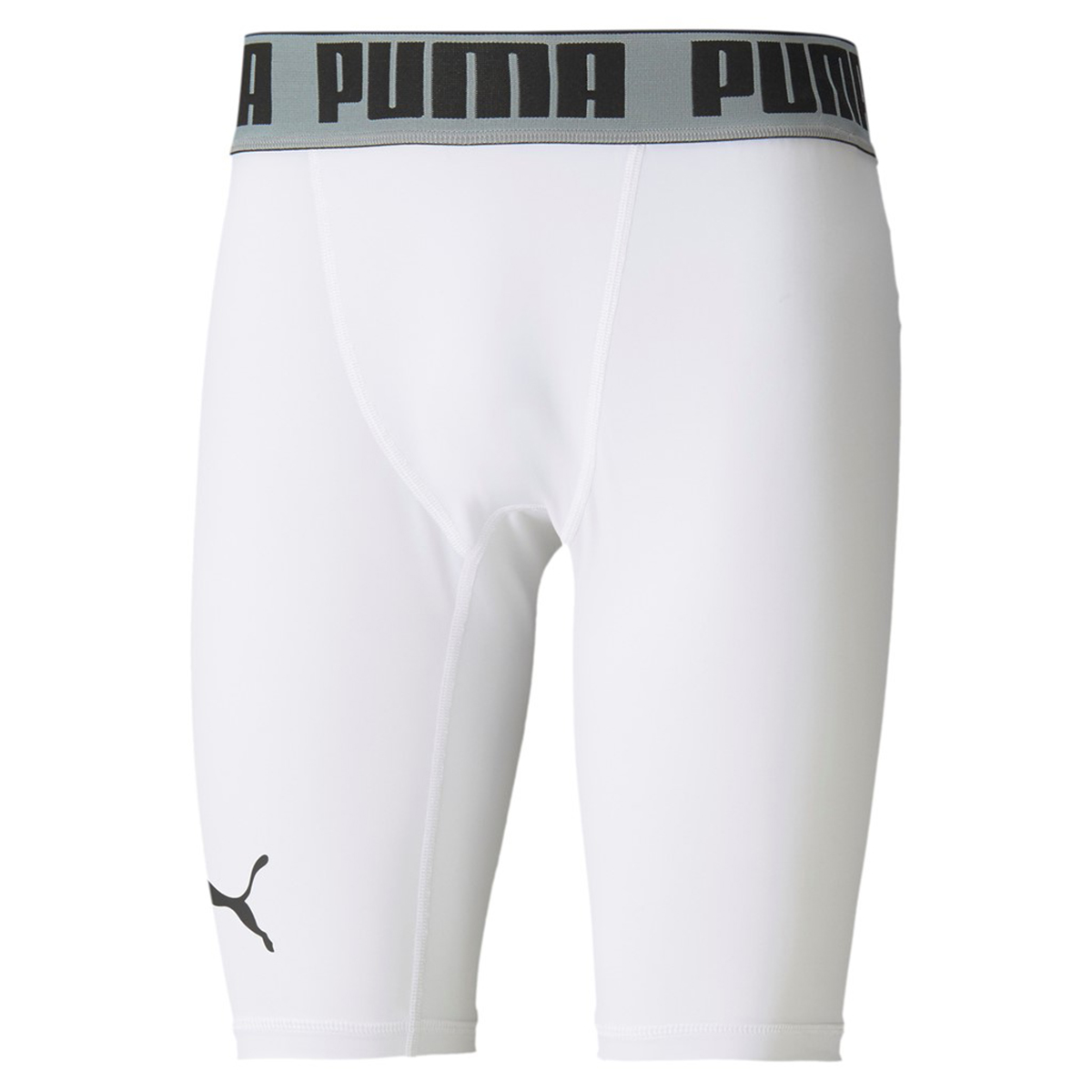 PUMA BBall Compression Shorts Herren Basketball Sport Hose 605078 Weiß