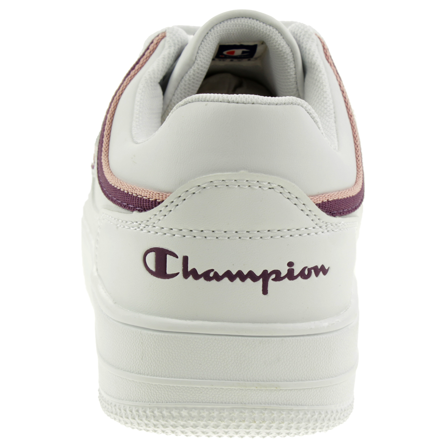 Champion REBOUND LOW Damen Sneaker S11155-CHA-KK002 Weiß/Lila