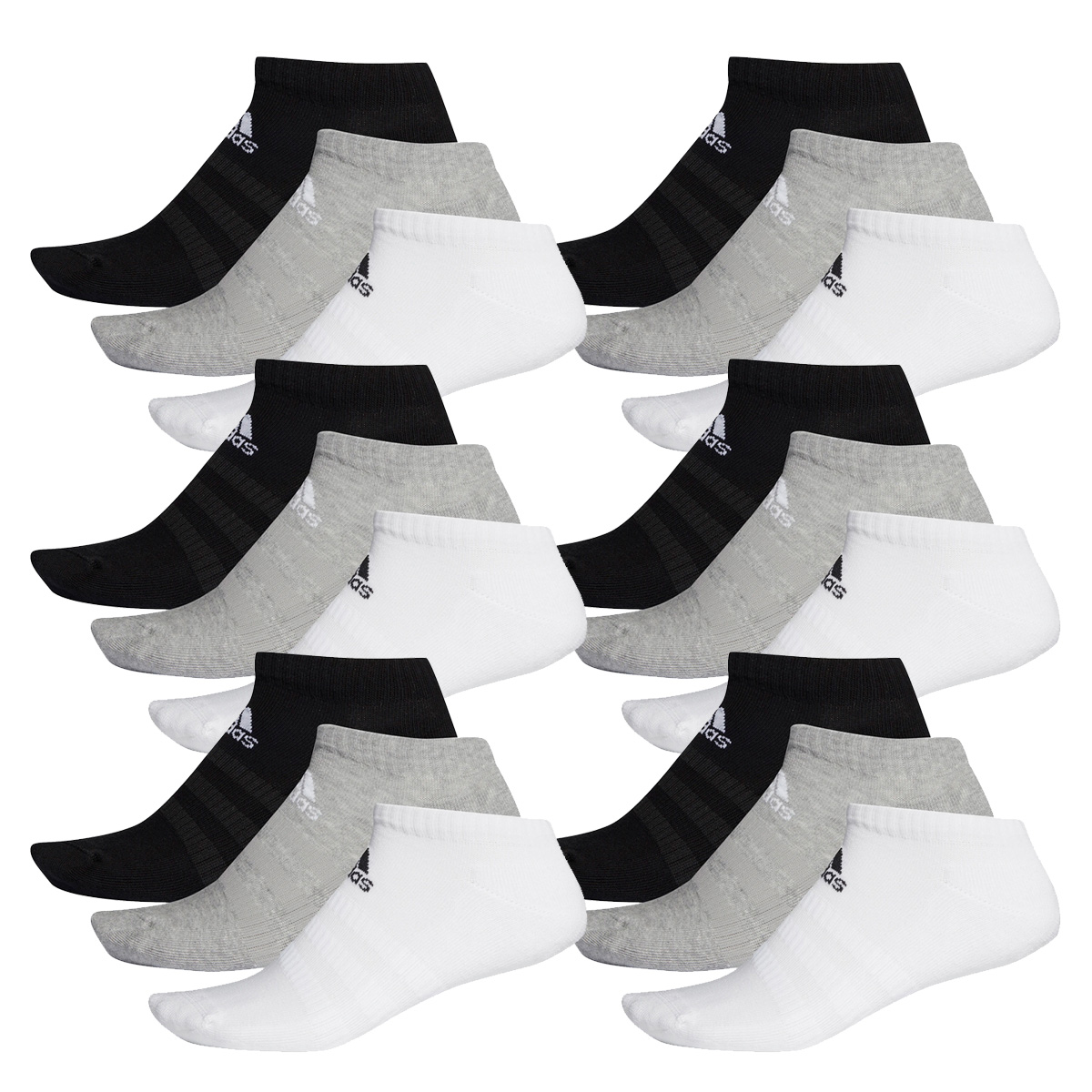 18 Paar adidas Performance No Show Sneaker Socken  Unisex Kurzsocke 