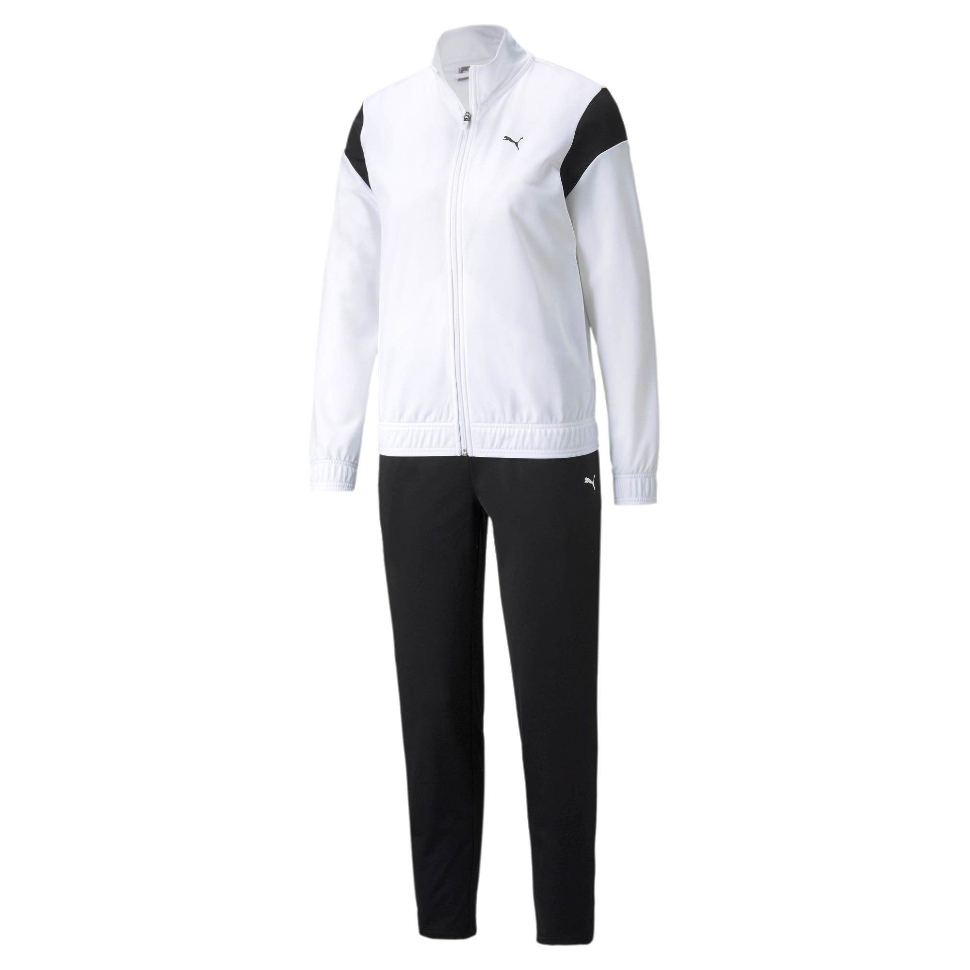 Puma Damen Classic Tricot Suit op Trainingsanzug Sportanzug 589133 Weiß