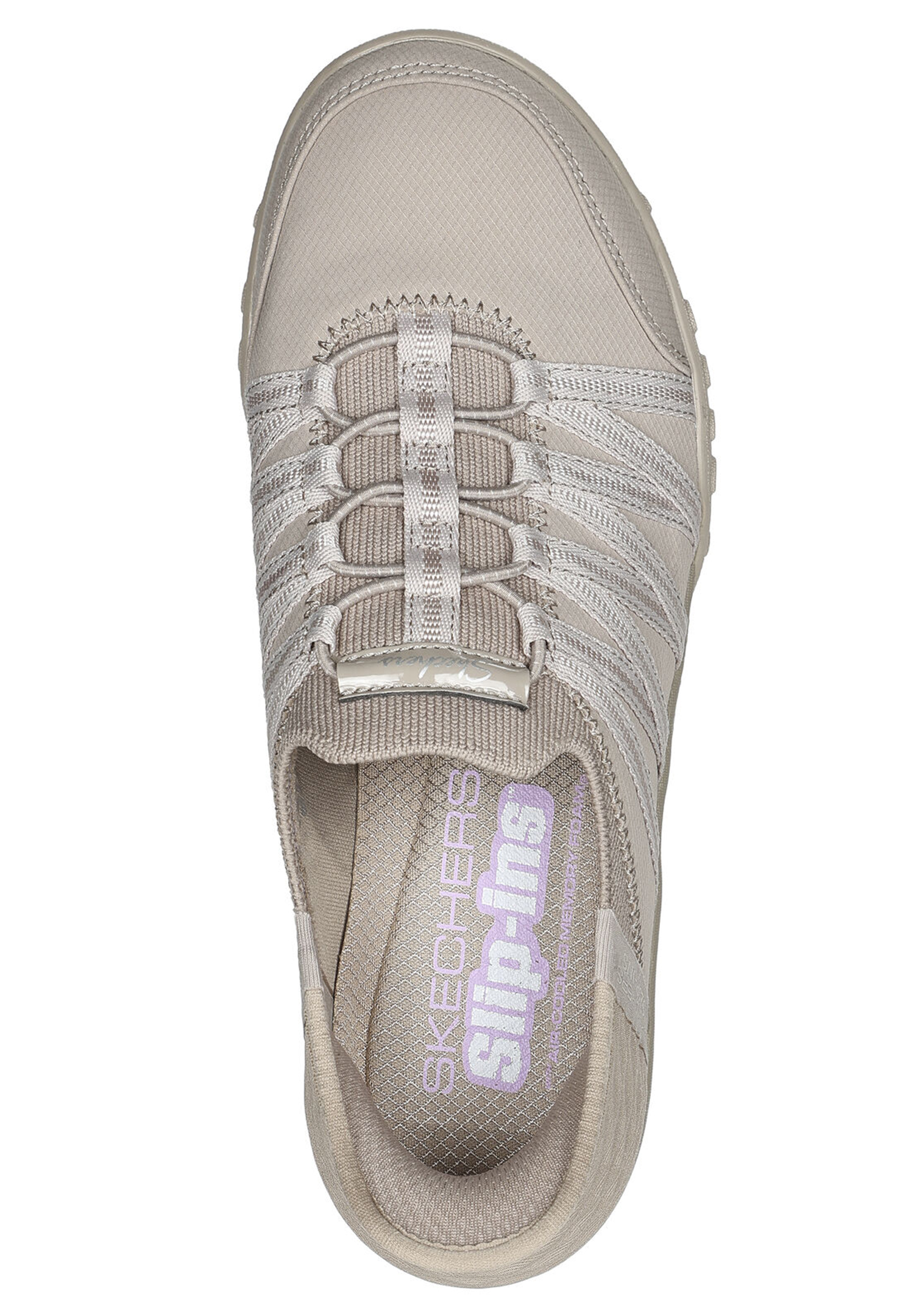 Skechers Damen Slip-ins: BREATHE-EASY ROLL-WITH-ME Sneaker 100593 TPE Taupe 