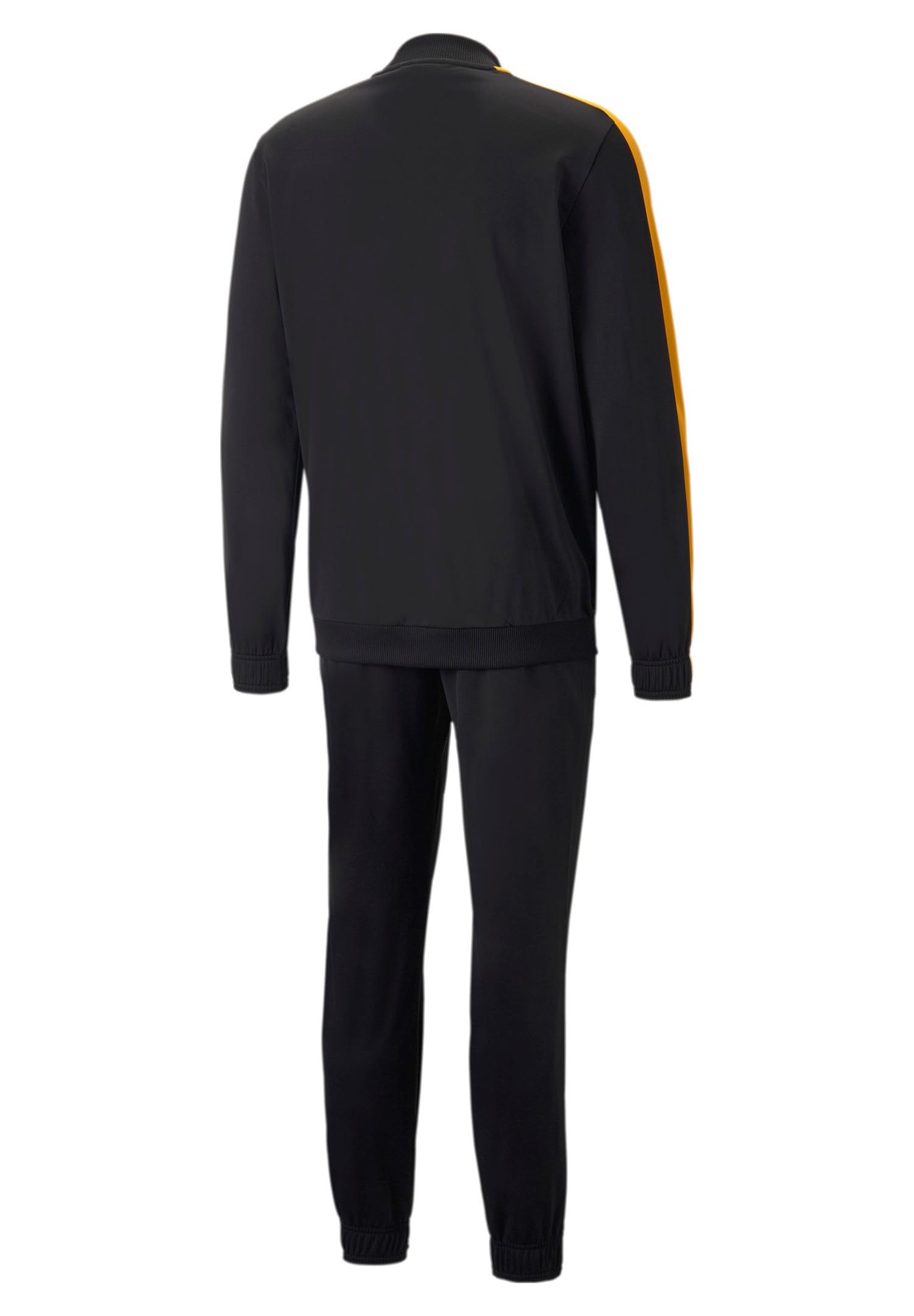 PUMA Herren Baseball Tricot Suit Trainingsanzug Jogginganzug 585843 51 schwarz