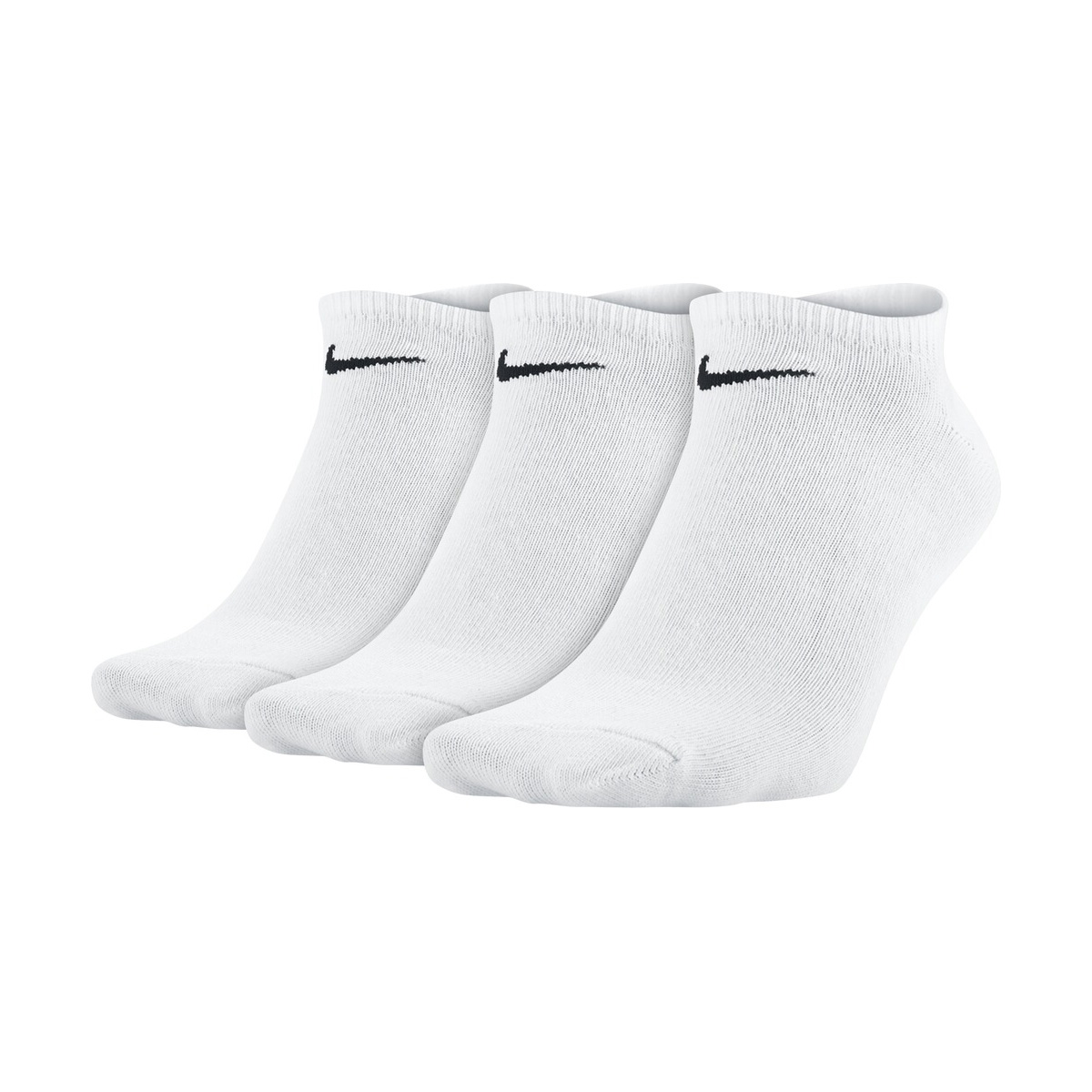 3 Paar Nike Sneaker Socken No Show Füßlinge schwarz / weiß / Mehrfarbig SX7678