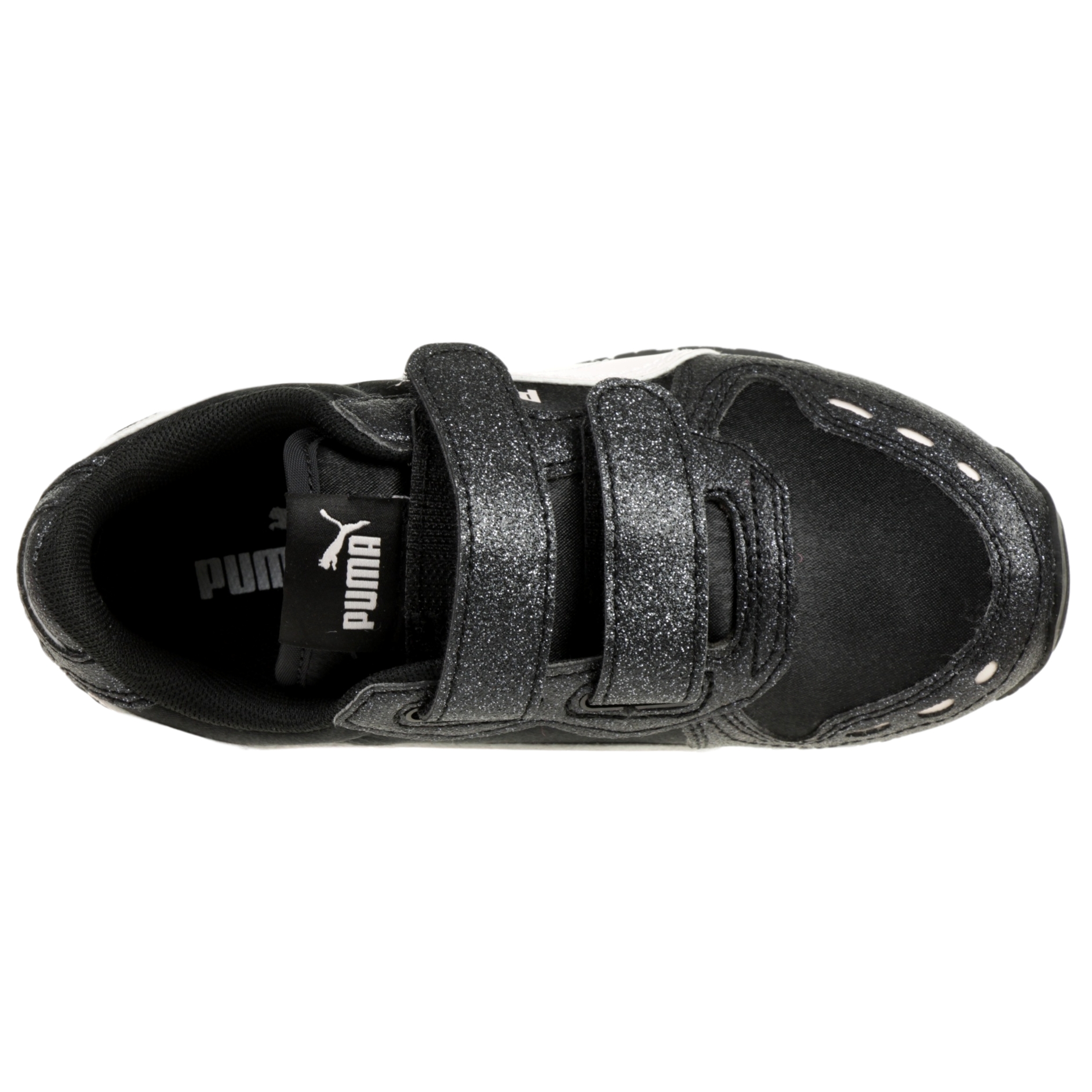 PUMA Cabana Racer Glitz V PS Kids Sneaker Schuhe Mädchen black 370985 03