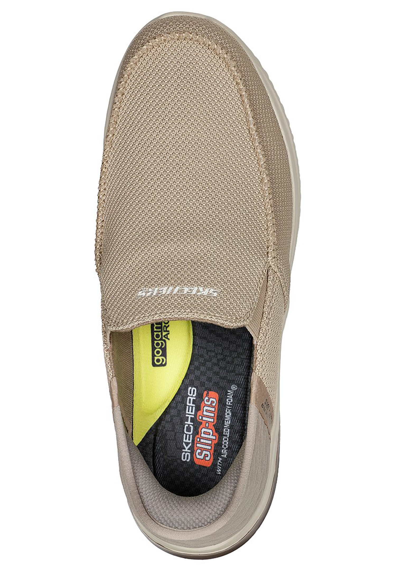 Skechers Delson 3.0 - CABRINO Herren Slip ins - Sneaker Pantolette 210604 TPE taupe