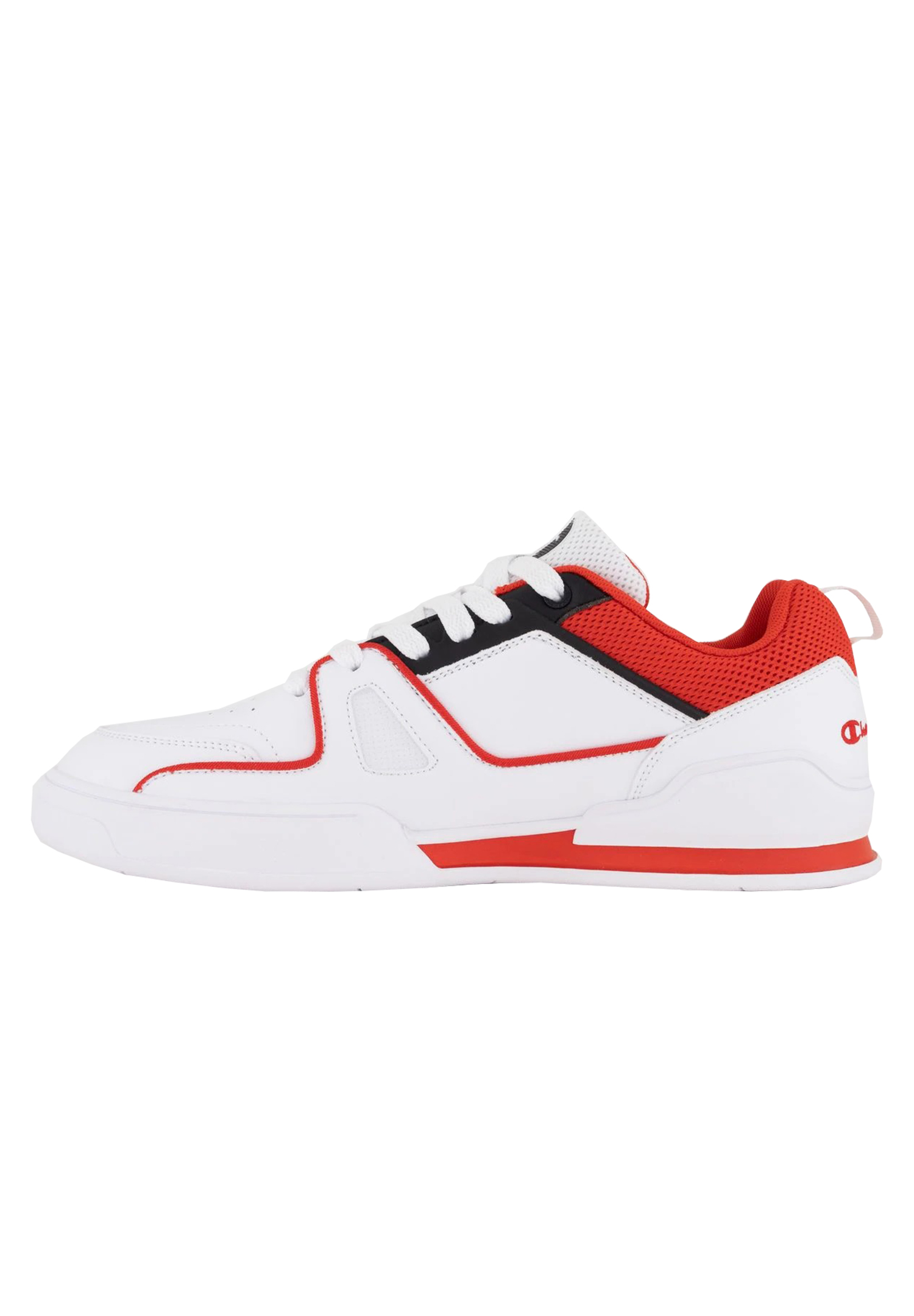 Champion 3 Point Low Herren Sneaker S21882-CHA-WW006 weiß/schwarz/rot