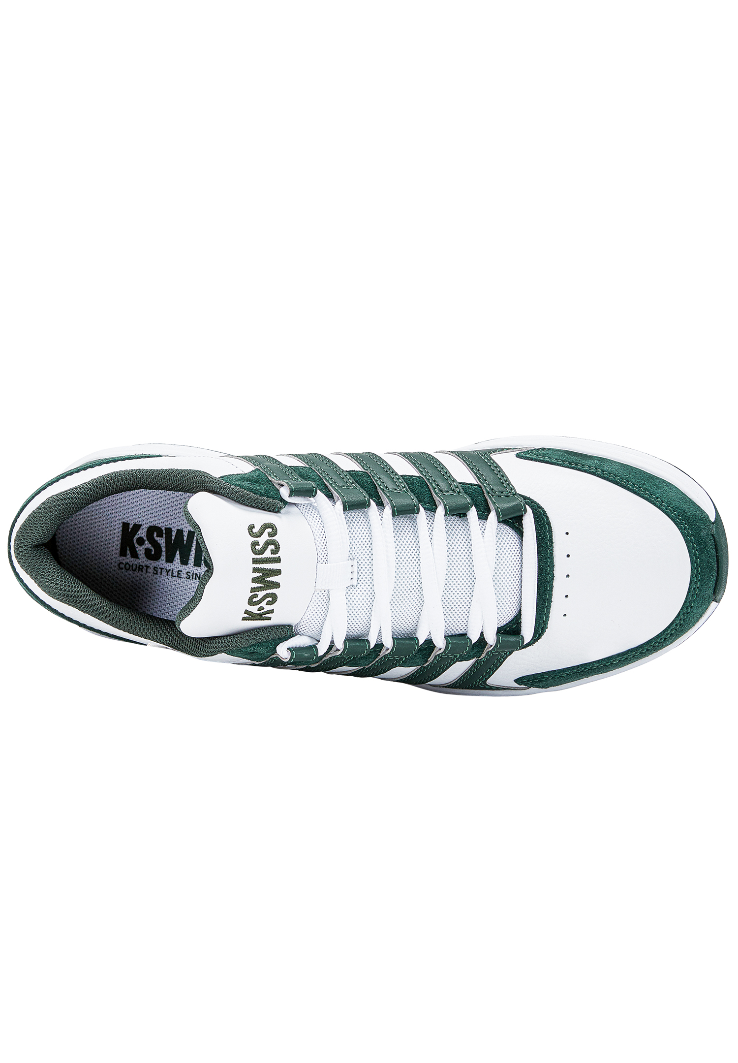 K-Swiss Herren Vista Trainer Sneaker Sportschuh 07000-108-M weiss/grün