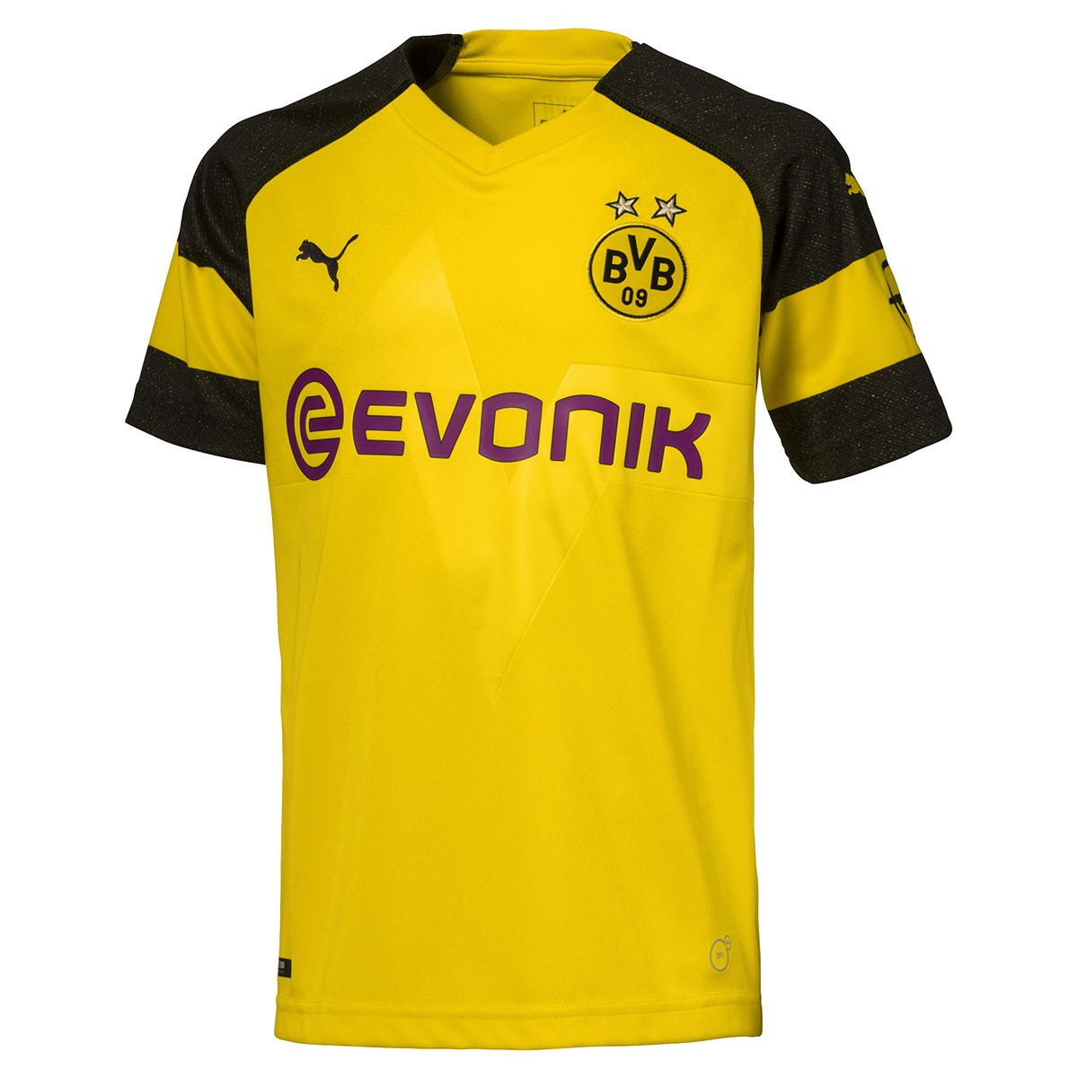 BVB Home Shirt Replica Junior mit Evonik und OPEL Logo