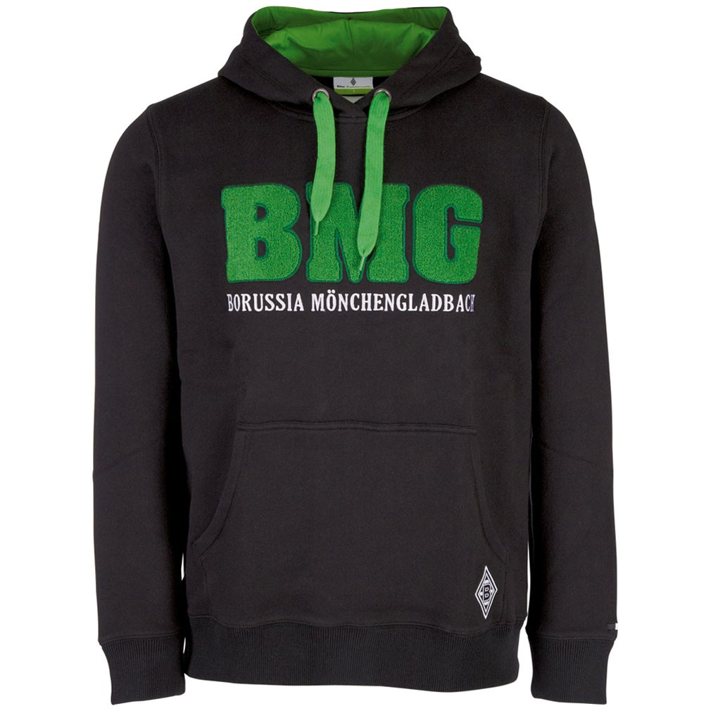 Kappa Borussia Mönchengladbach BMG Unbranded Hooded Sweatshirt Hoodie 