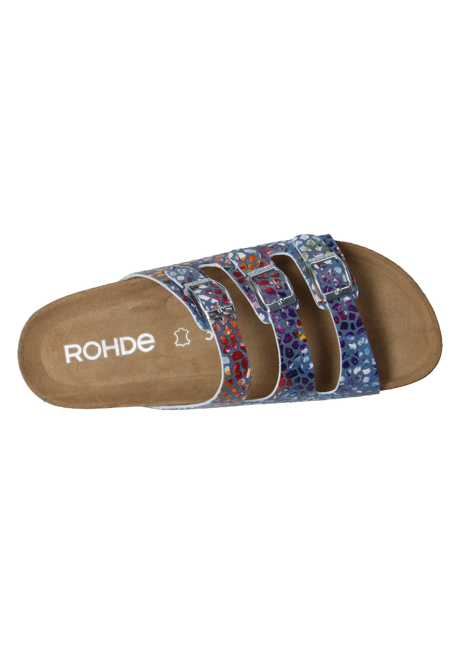 Rohde Sunnys N´13 Damen Pantolette Hausschuhe Sandale 5620 55 Jeans