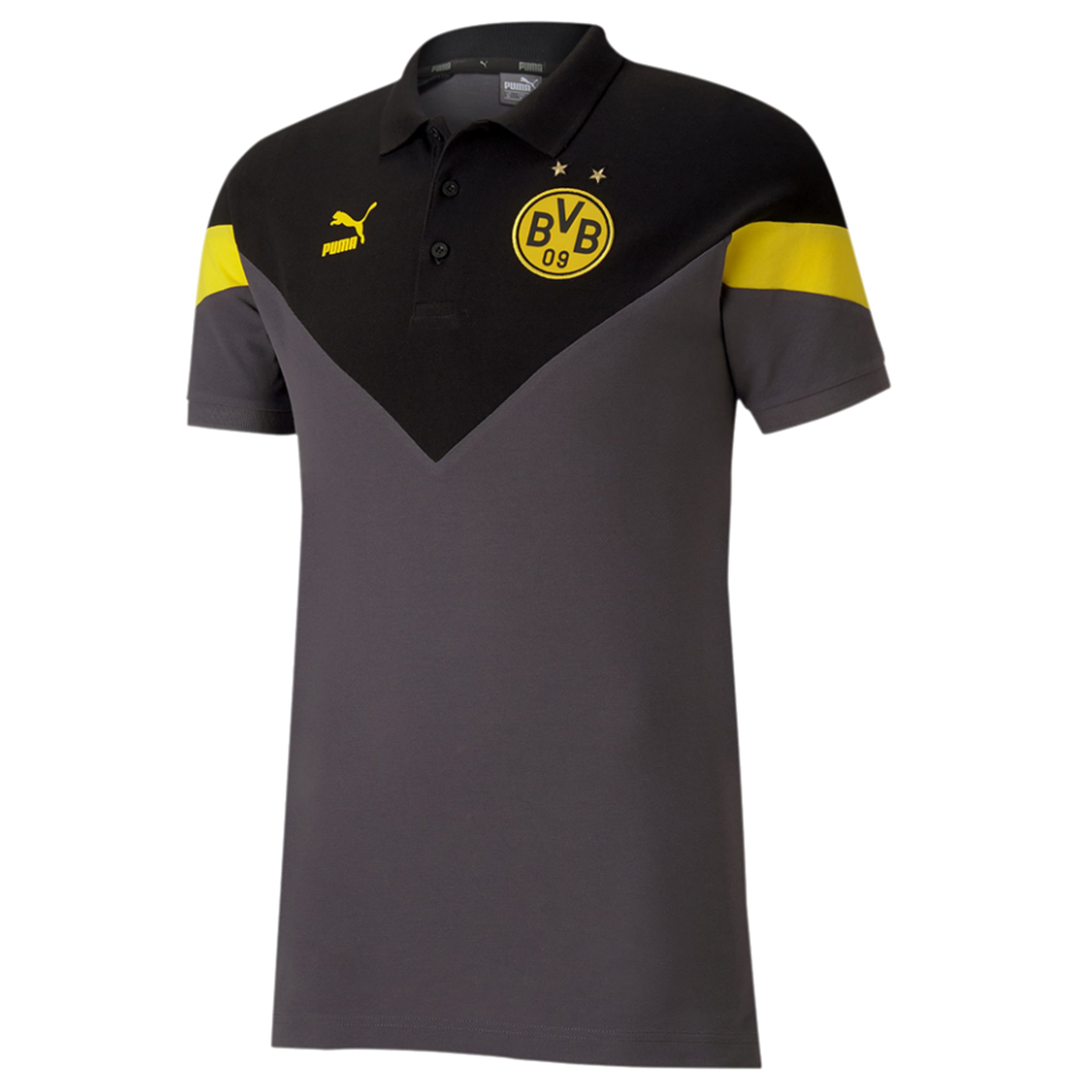 PUMA Herren BVB Iconic MCS Polo Shirt Fanshirt T-Shirt 756722