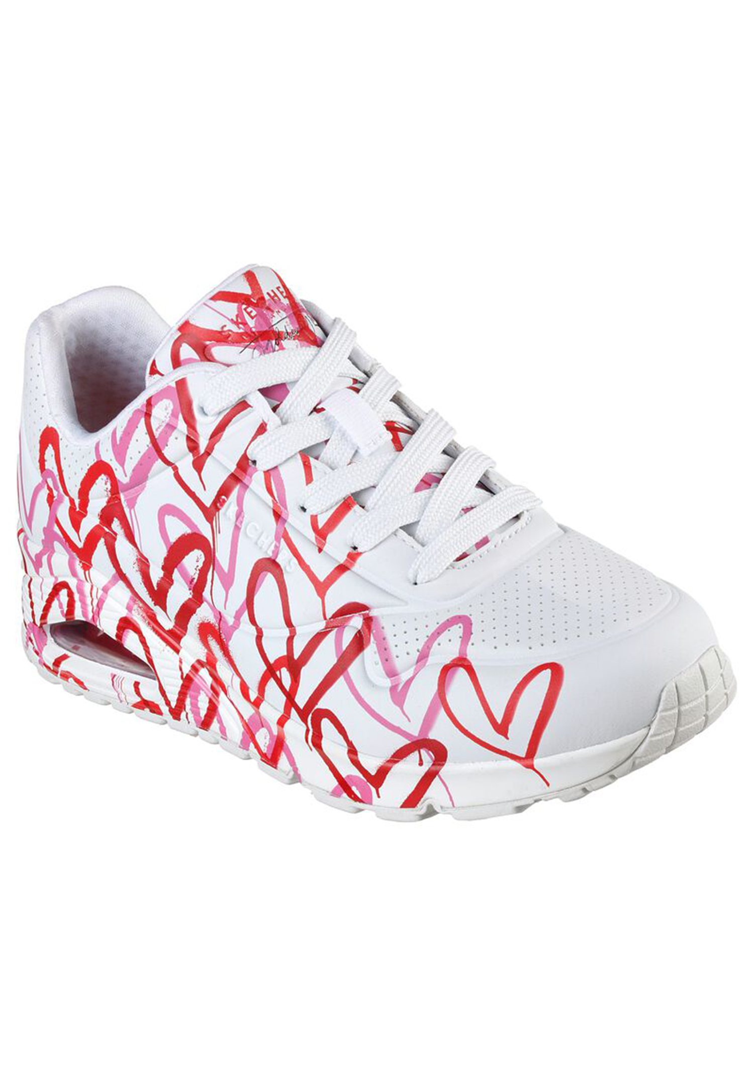 Skechers Street UNO SPREAT THE LOVE Sneakers Women Mädchen JGoldcrown weiss