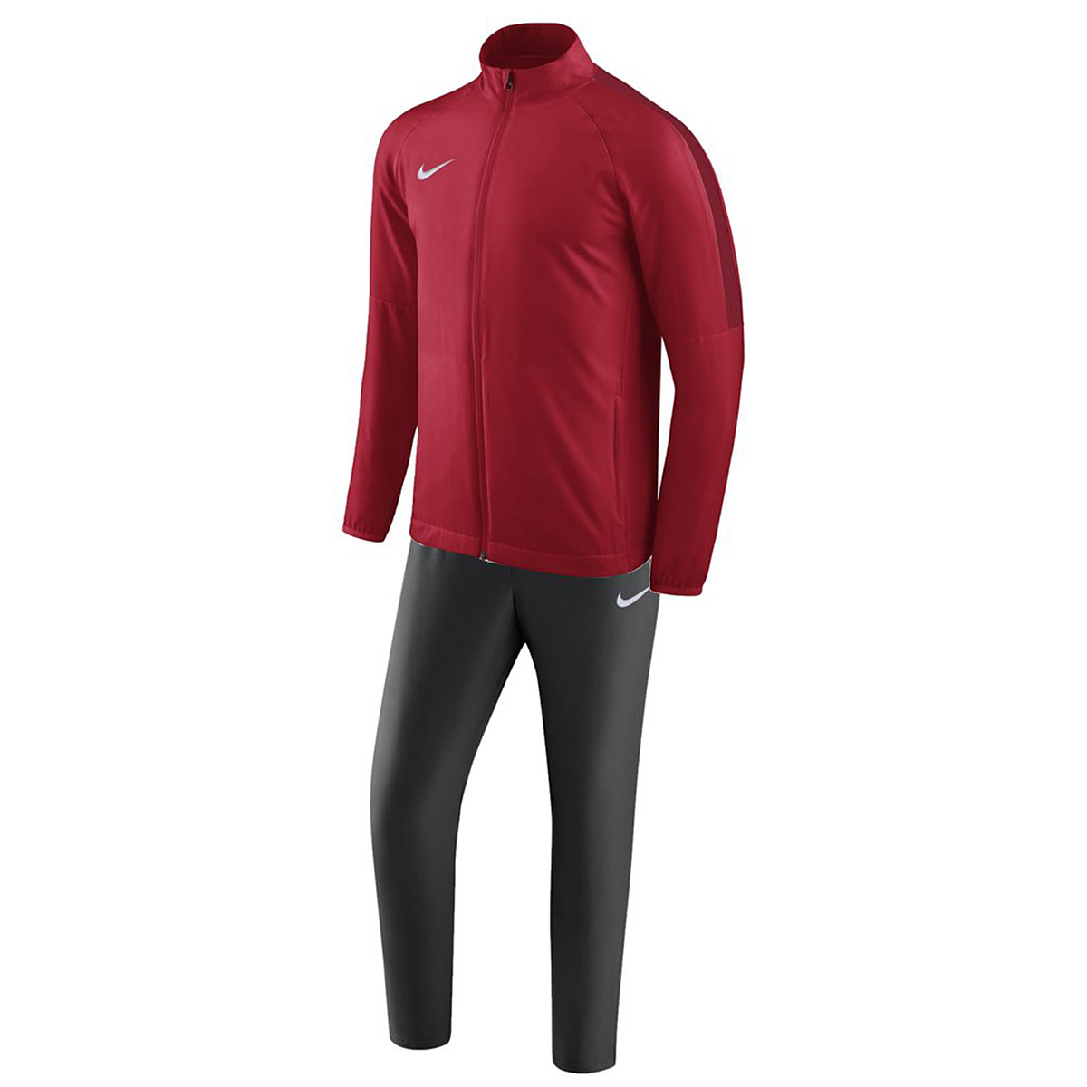 Nike Herren Dry Academy 18 Herren Trainingsanzug Tracksuit Jogginganzug schwarz rot 