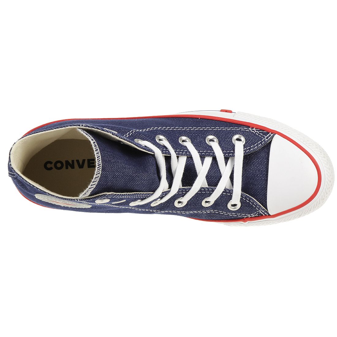 Converse CTAS HI Sneaker Chuck Unisex Canvas Indigo/Enamel 163303C