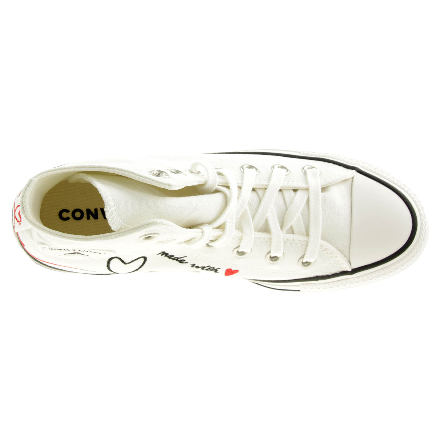 Converse Love Thread CTAS High Top Unisex Sneaker 171159C Weiß