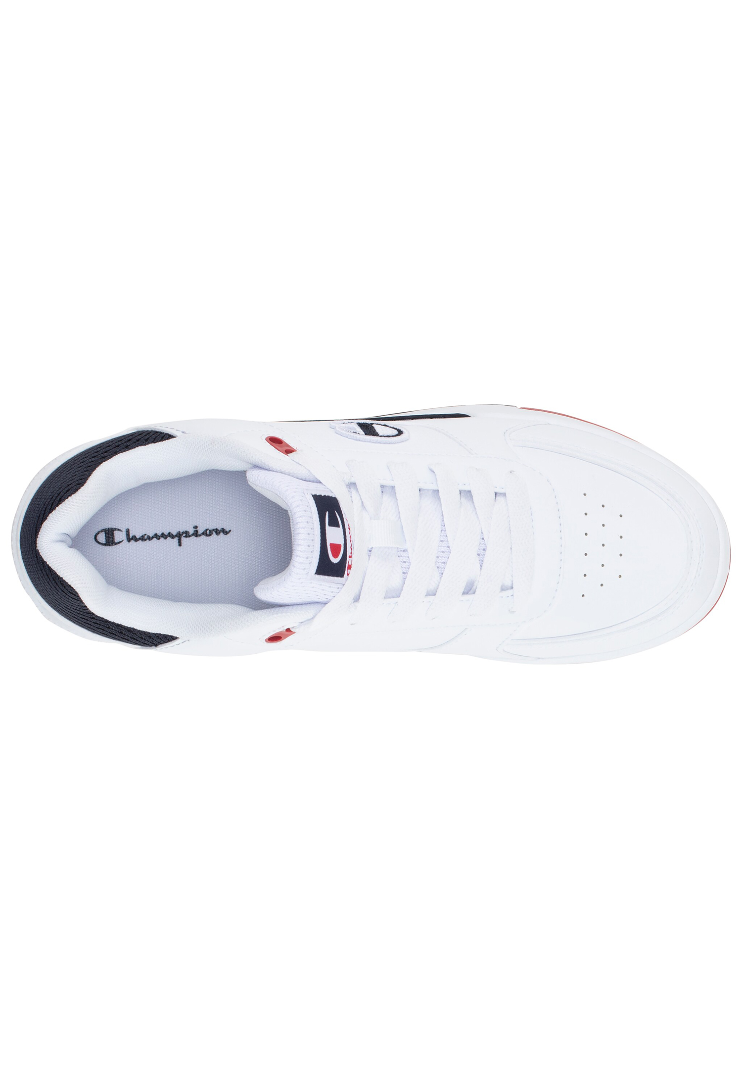 Champion REBOUND HERITAGE LOW Herren Sneaker S22030-CHA-WW005 weiß/blau/rot 
