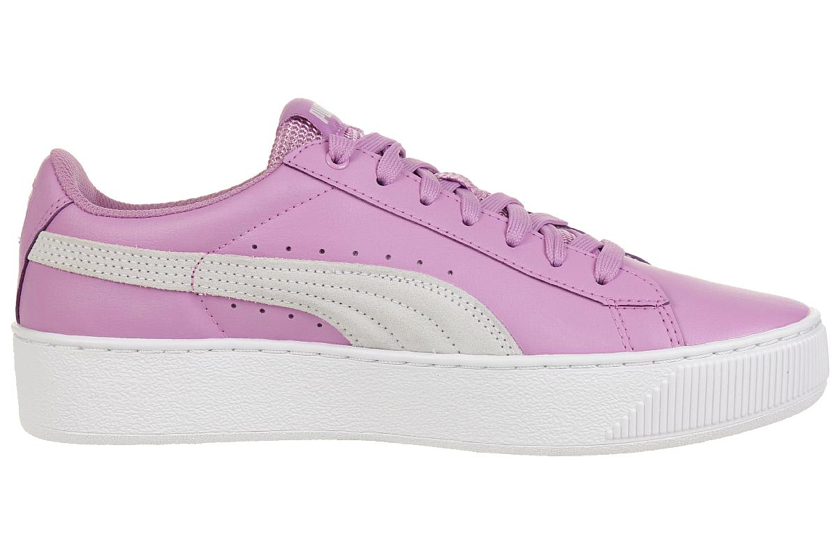 Puma Vikky Platform L Sneaker Damen Schuhe Violett 364893 02