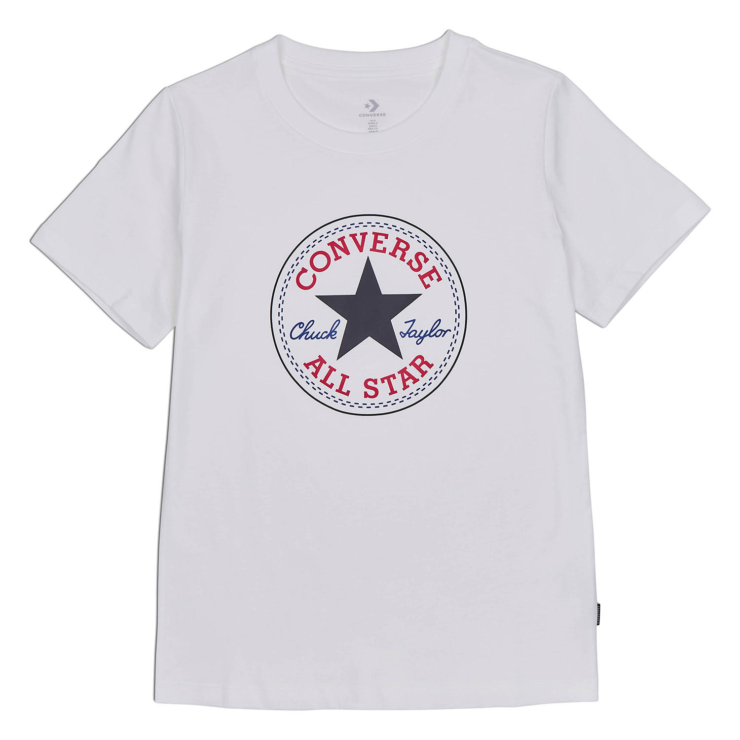 Converse Chuck Patch Classic Tee Damen T-Shirt 10022560 Weiß