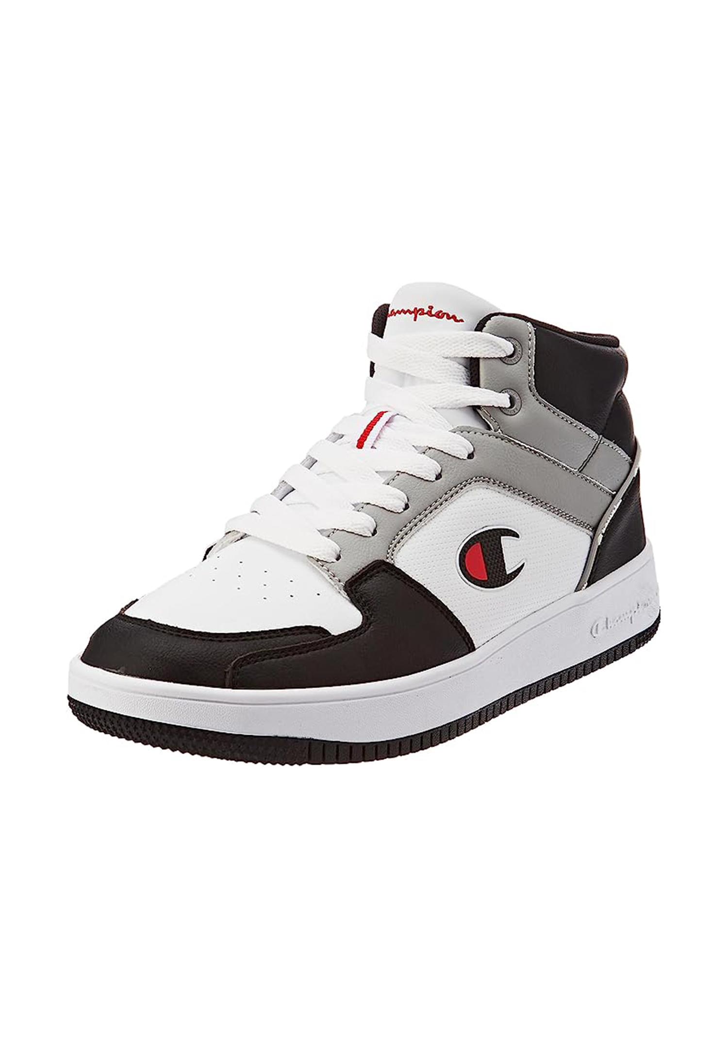 Champion REBOUND 2.0 MID Herren Sneaker S21907-CHA-WW014 weiß/schwarz/grau