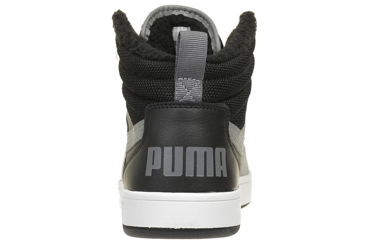Puma Rebound Street V2 Fur Winterstiefel Boots Herren black gefüttert warm