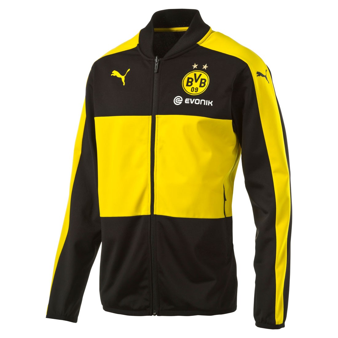 Puma BVB Poly Jacket with Sponsor Herren Trainingsjacke 749873 01 Borussia Dortmund 09
