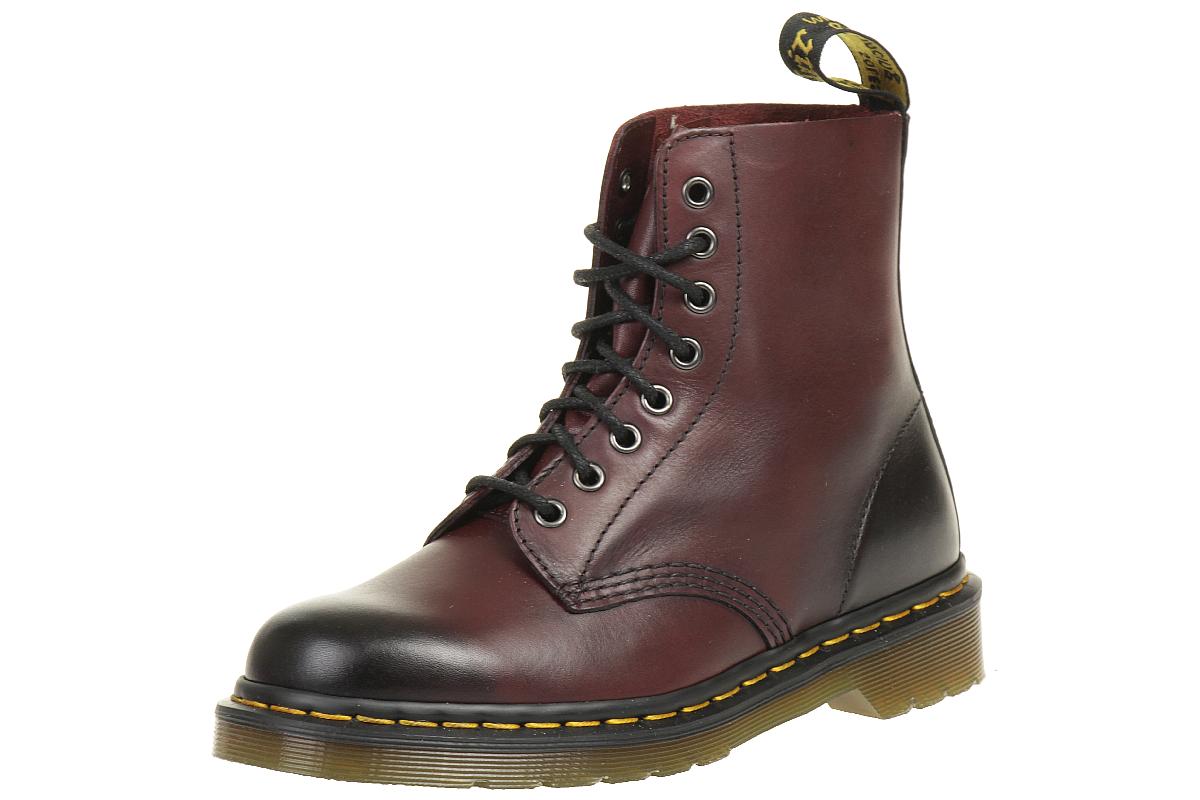 Dr. Martens 1460 Cherry Red Antique Temperley Boots Stiefel rot