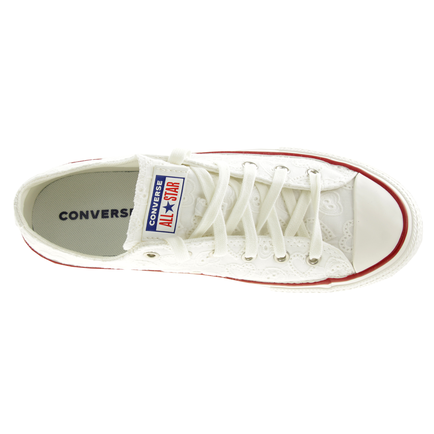 Converse Kinder Love Ceremony CTAS Low-Top Sneaker 671098 Weiß