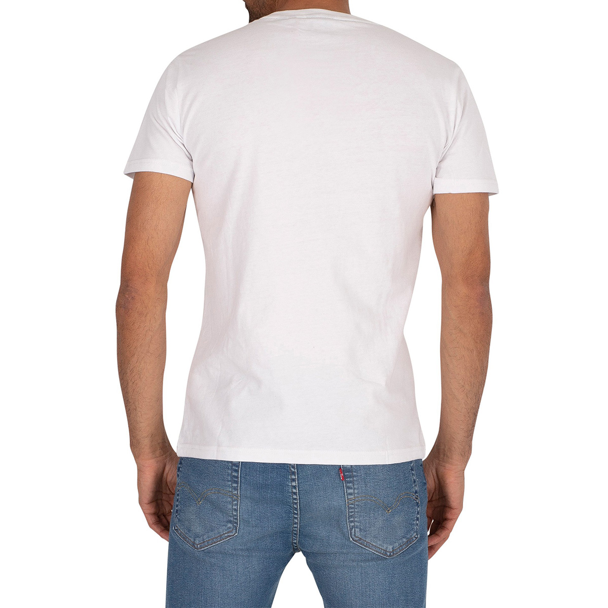 Superdry Herren VL Mono EMB Tee T-Shirt Short Sleeve Shirt Hemd M1010303A-01C Weiß