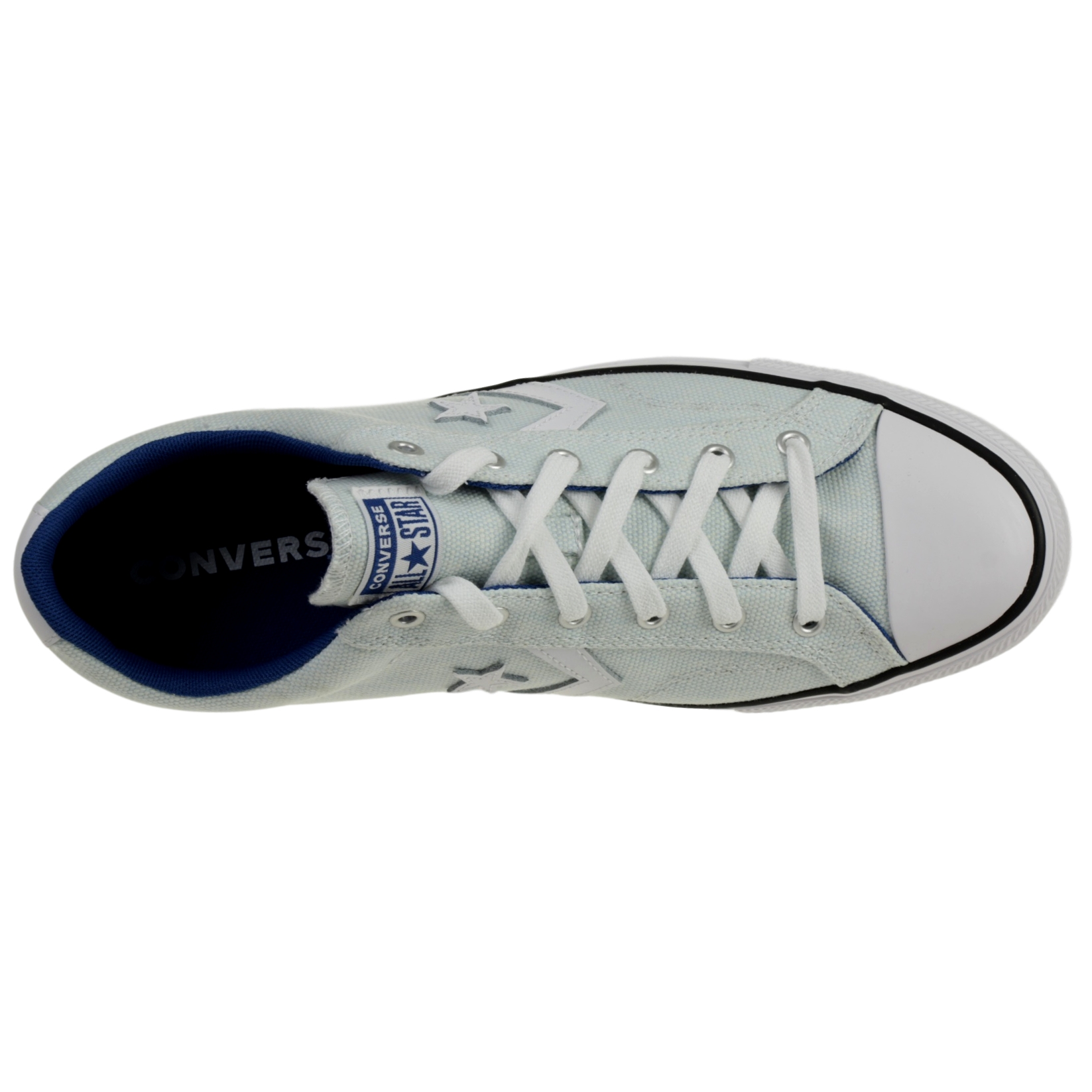 Converse STAR PLAYER OX Schuhe Sneaker Canvas Unisex Hellblau 167672C Gr. 36