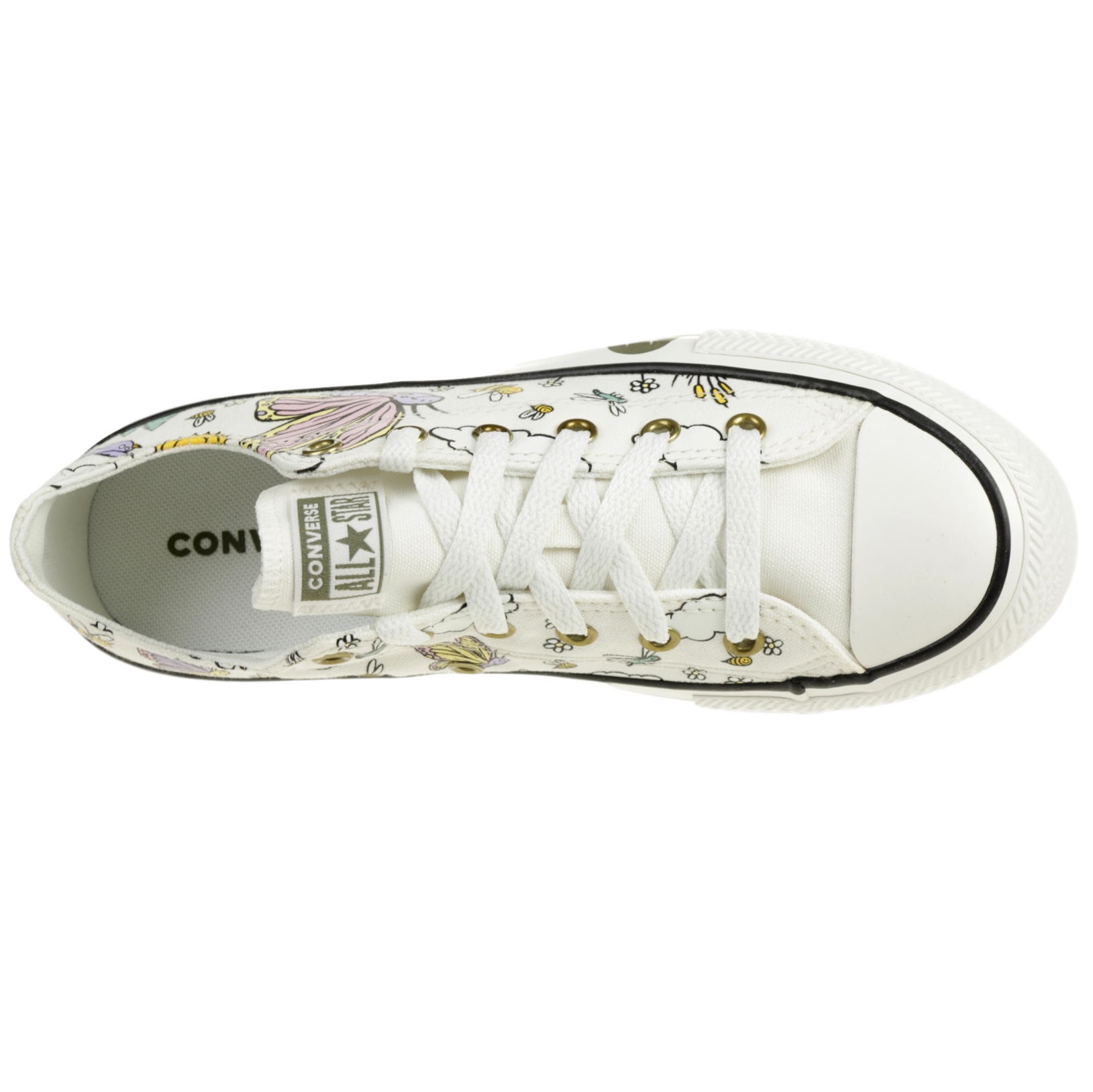 Converse Chuck Taylor All Star Ox Low Top Unisex Kinder Sneaker 667898C Beige 