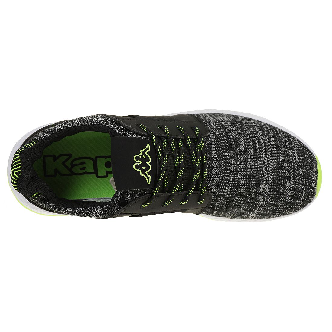 Kappa FEENY Sneaker Unisex Turnschuhe Schuhe schwarz/grün 242683