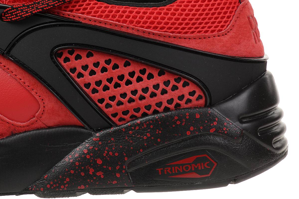 Puma Bog RED Rise X Blaze of Glory Trinomic Sneaker Men New York Leder