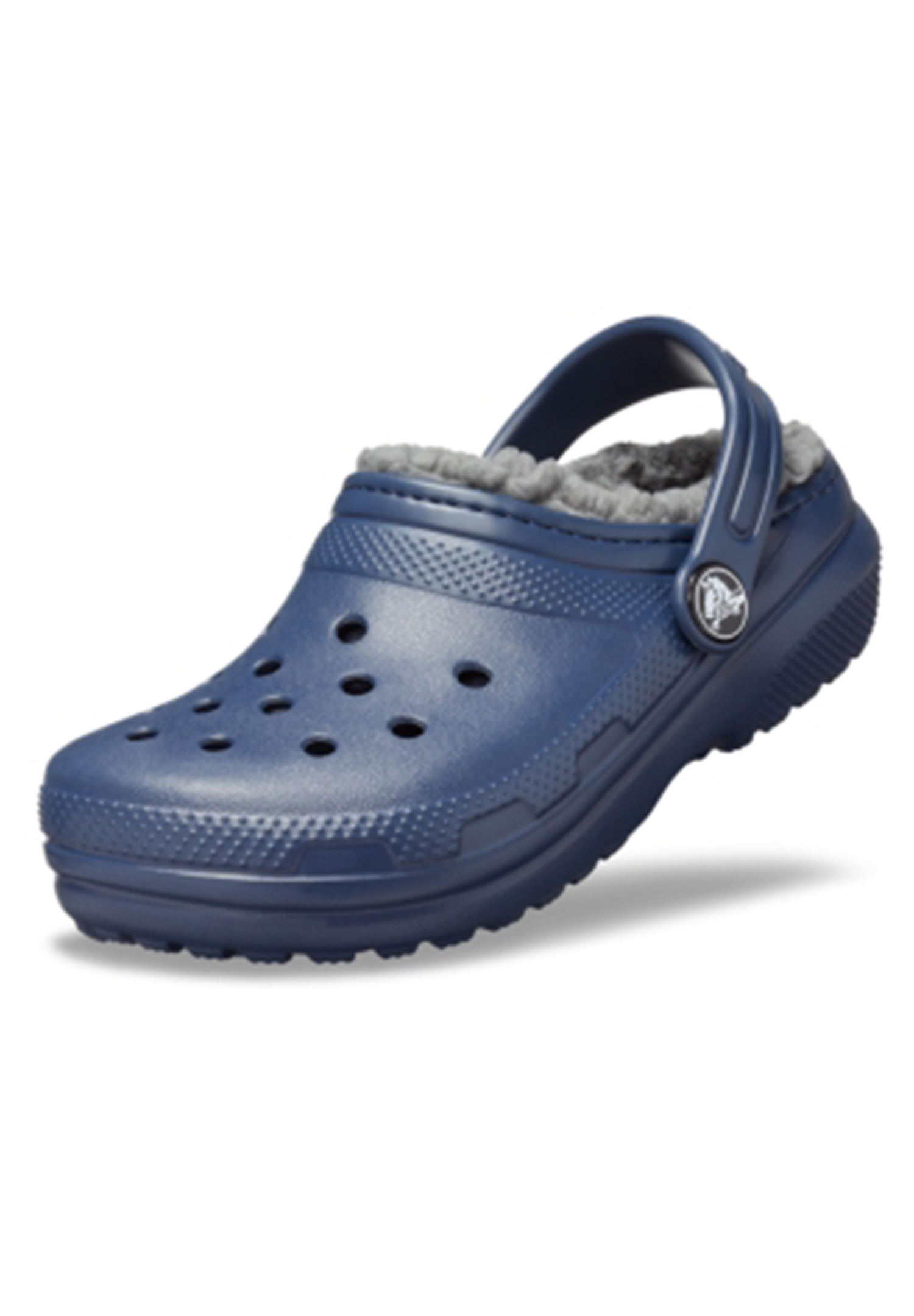 Crocs Classic Lined Clog K Kinder Gefüttert Hausschuh Pantoffel 203506-459 blau
