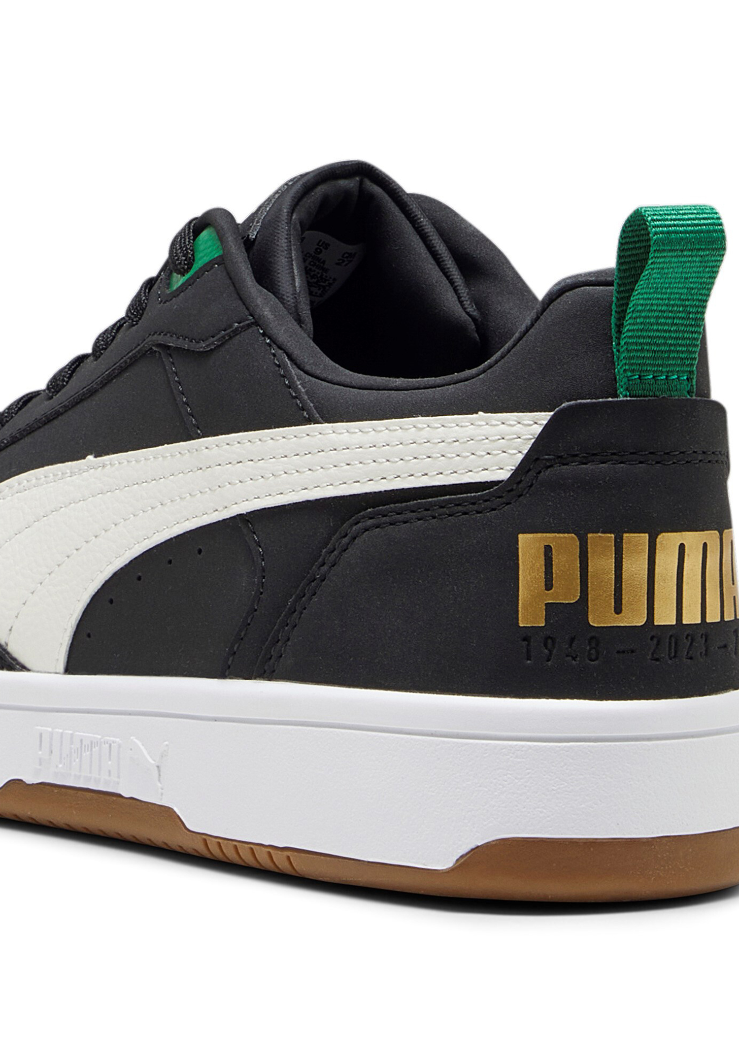 Puma Rebound v6 Low Top 75 Years Herren Sneaker Sportschuh 392484 schwarz
