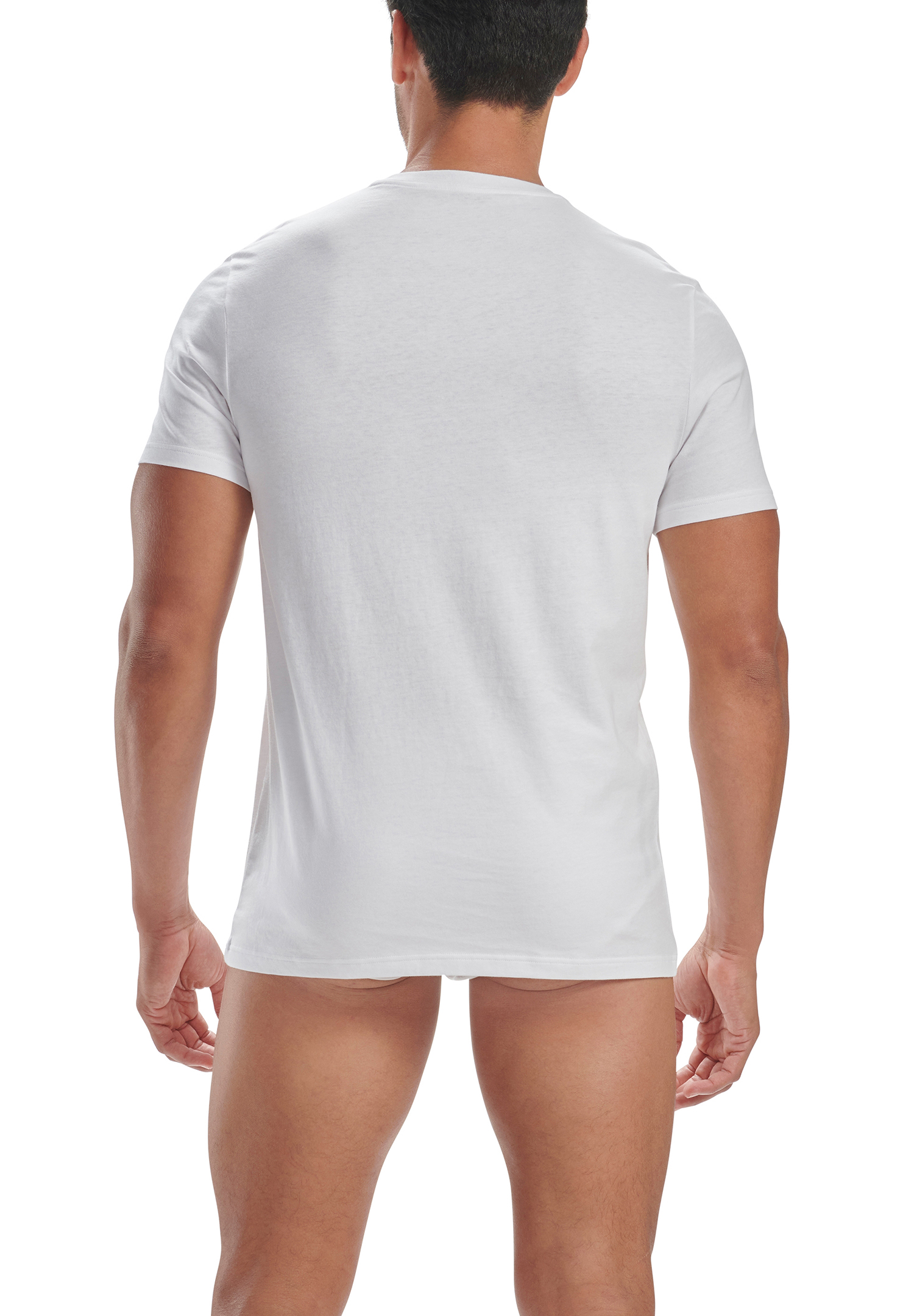 3 er Pack adidas V-Neck T-Shirt Herren Unterhemd V-Ausschnitt Baumwolle langlebig