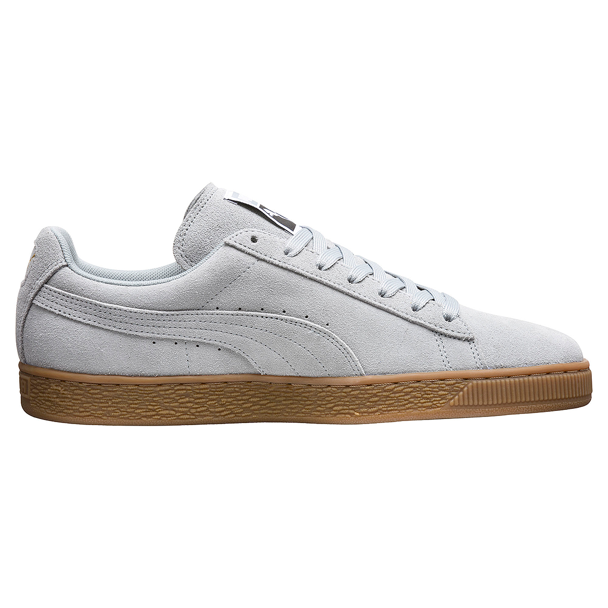 Puma Suede Classic Gum Unisex Sneaker Schuhe Leder grau 366489 02