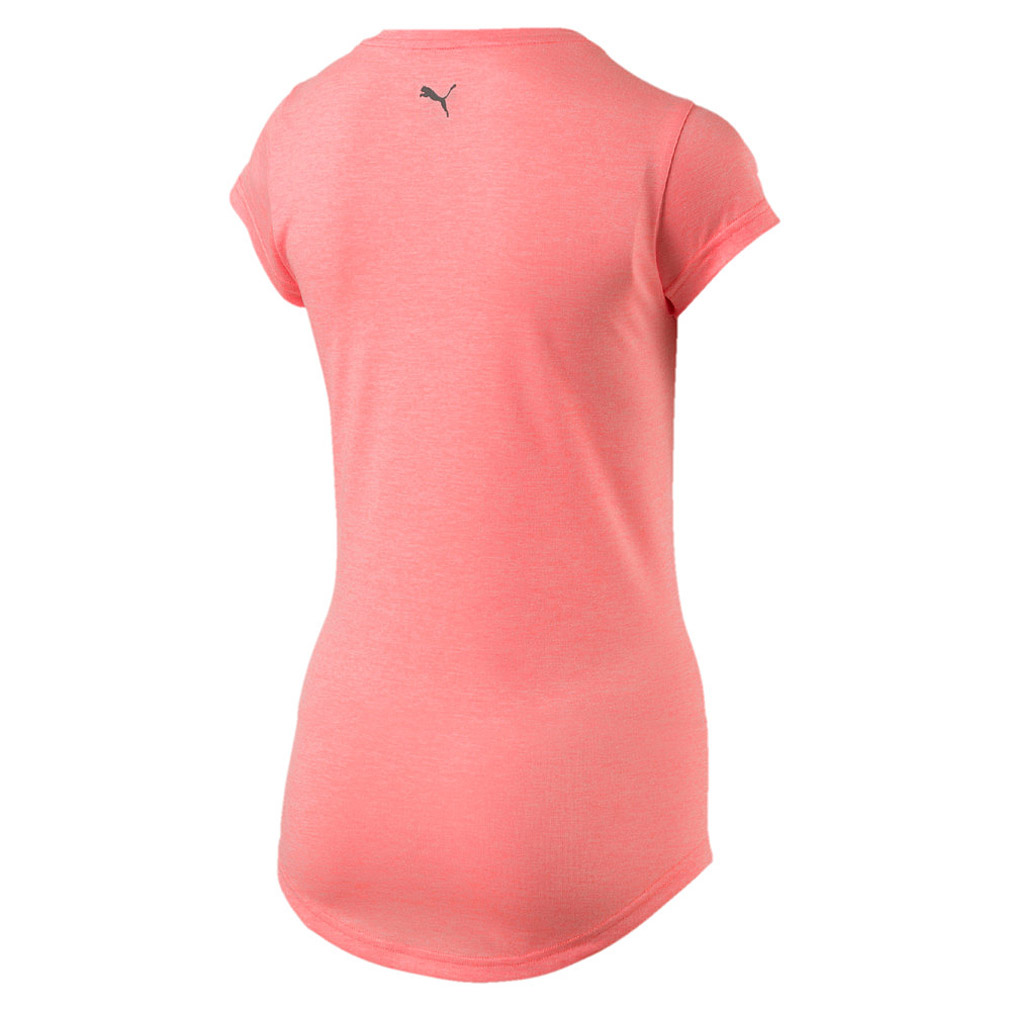 PUMA Damen Heather Cat Tee T-Shirt Trainingsshirt Laufshirt 514121 23 peach