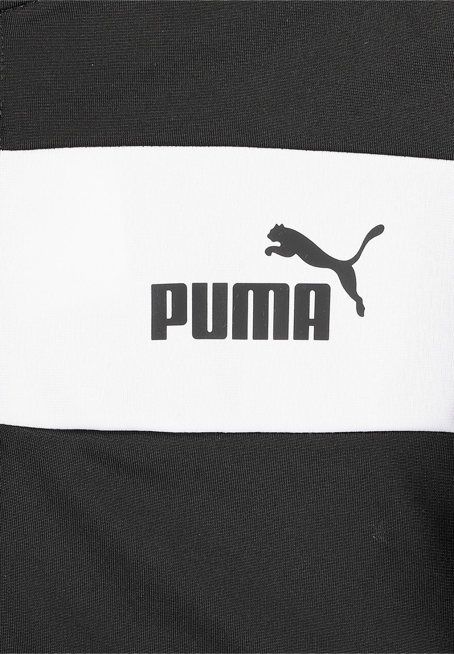 Puma Poly Suit cl B Kinder Unisex Trainingsanzug Sportanzug 589371 01 Schwarz