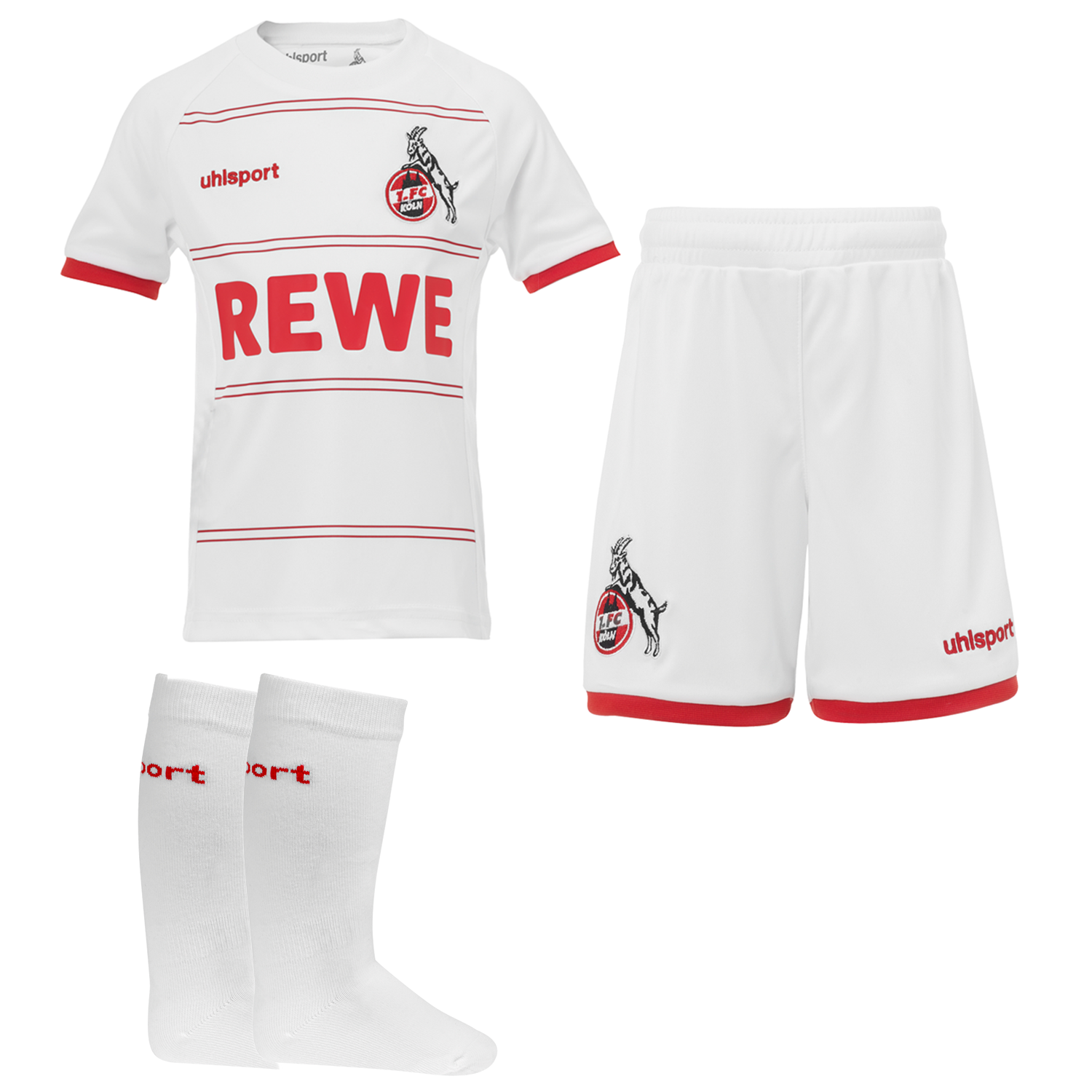 Uhlsport 1.FC Köln Mini-Kit Heimtrikot 21/22 Kleinkinder-Set 