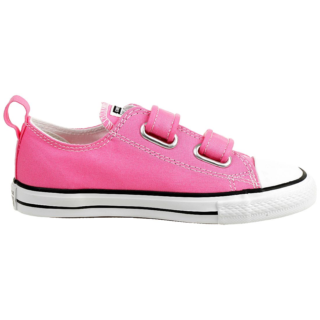 Converse CT 2V OX Chucks Pink Mädchen Baby Sneaker Klett canvas pink 709447C
