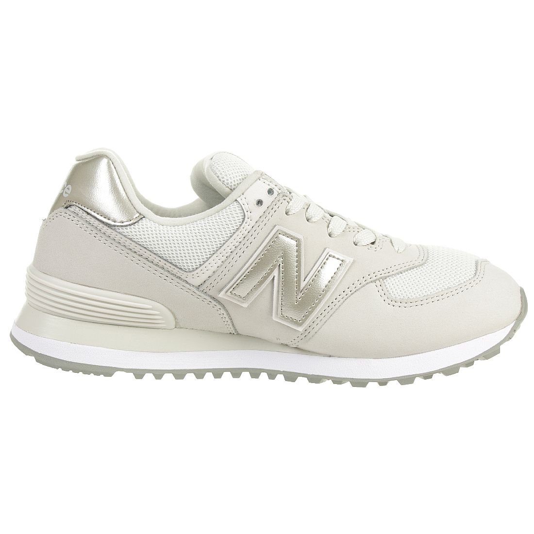 New Balance WL574 WNO Classic Sneaker Damen Schuhe grau