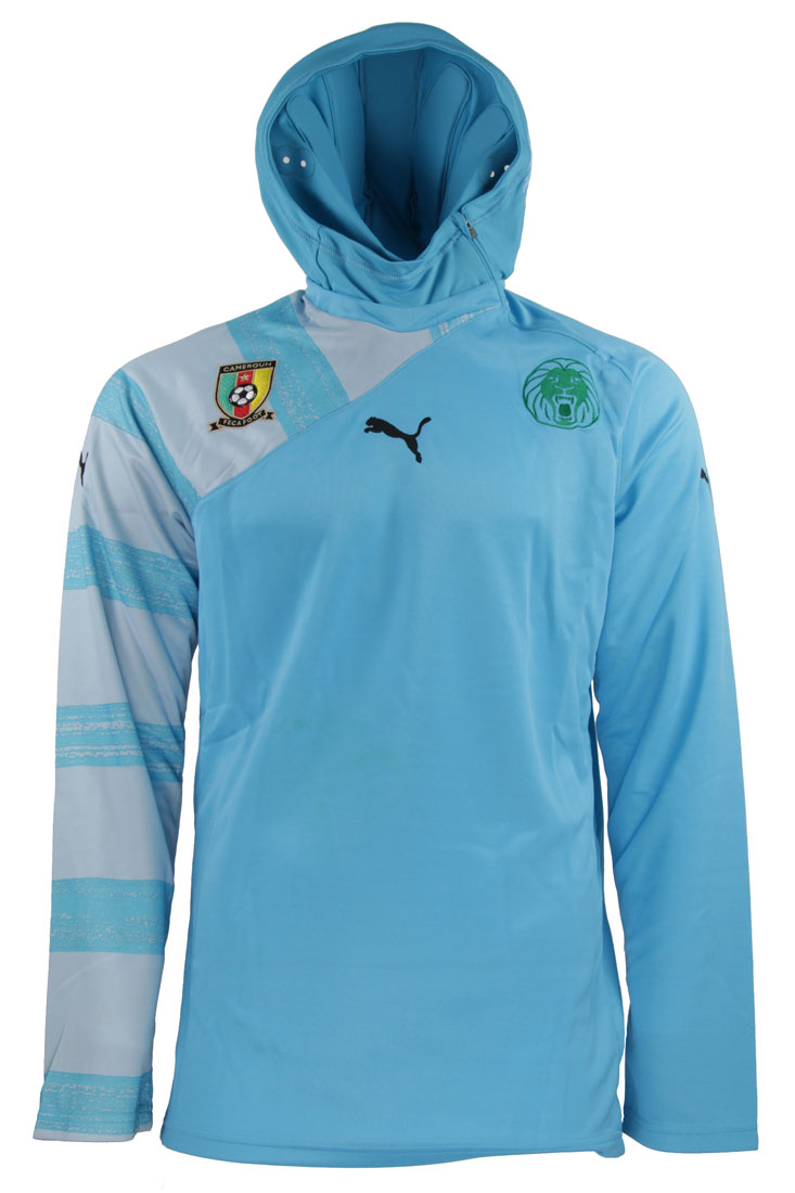 Puma Cameroon Hooded Goalkeeper Shirt Promo Sweatshirt Gr. XL Kamerun