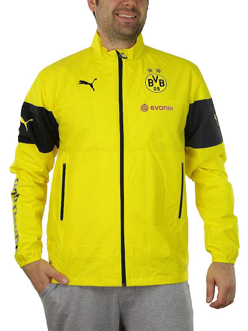 Puma BVB Rain Top Jacket Kinder Regenjacke Evonik Borussia Dortmund